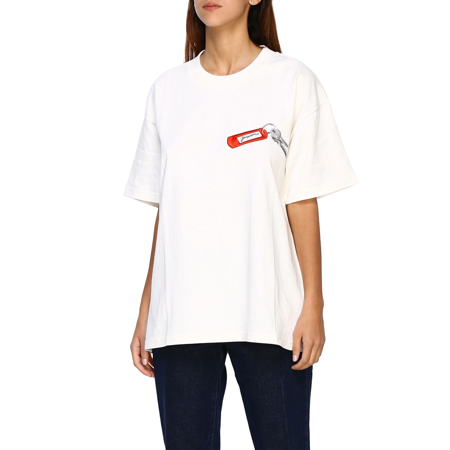 Jacquemus Outlet: T-shirt women | T-Shirt Jacquemus Women White | T ...