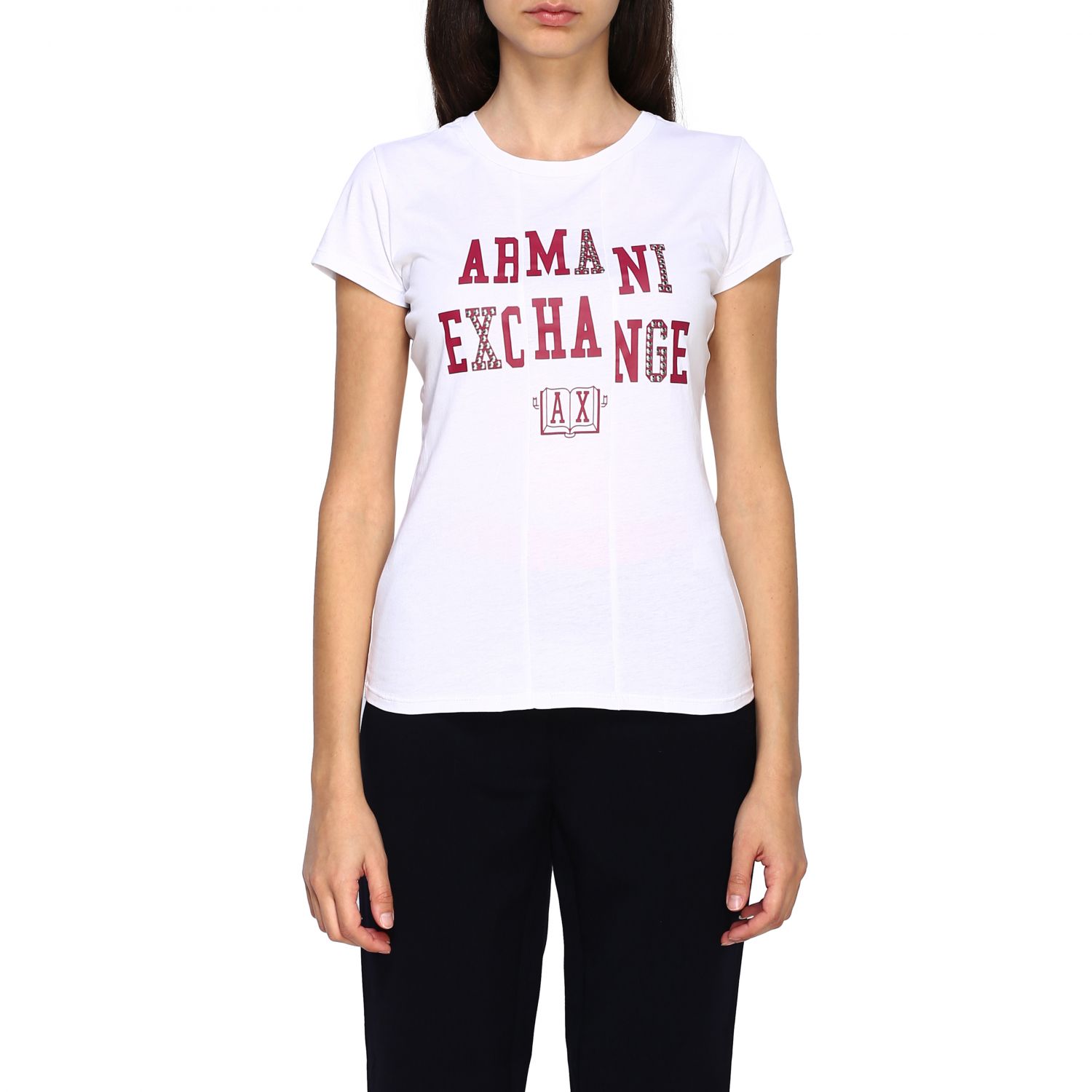 armani exchange t shirts women's