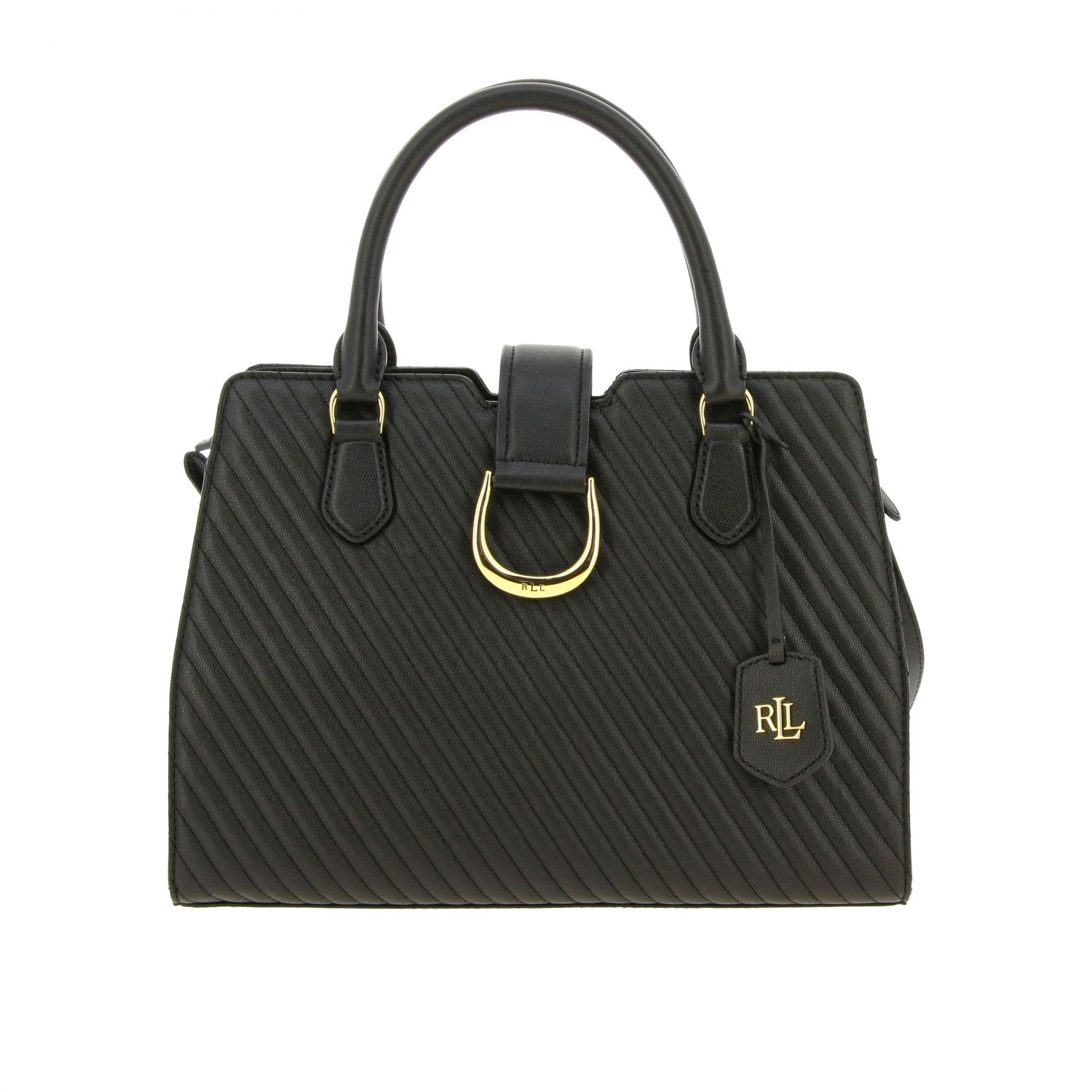 ralph lauren black hand bag