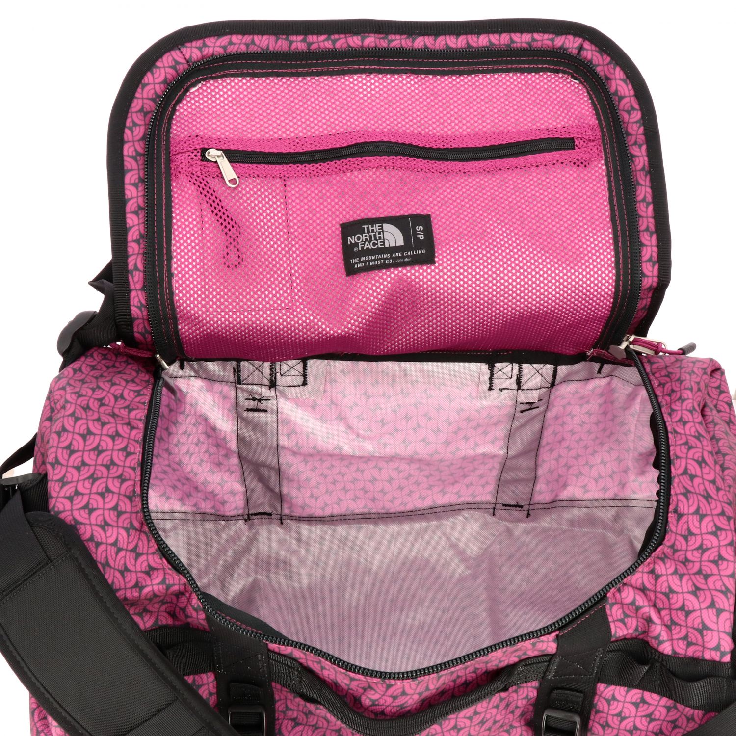 The North Face Outlet Borsone in tela con logo Viola Borsa The North Face T93ETO