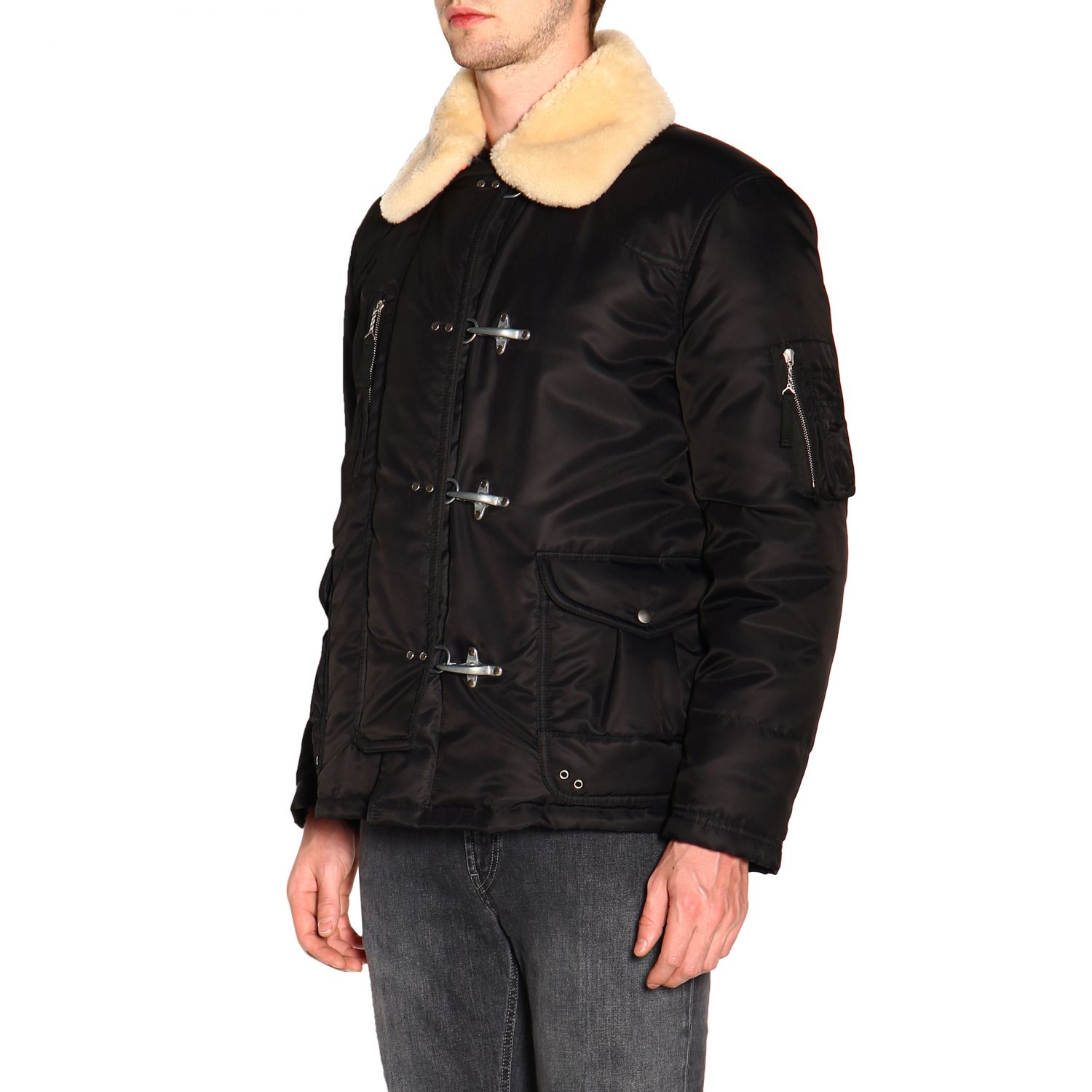 Куртка Fay: Куртка Fay из нейлона с застежкой клевант черный 4