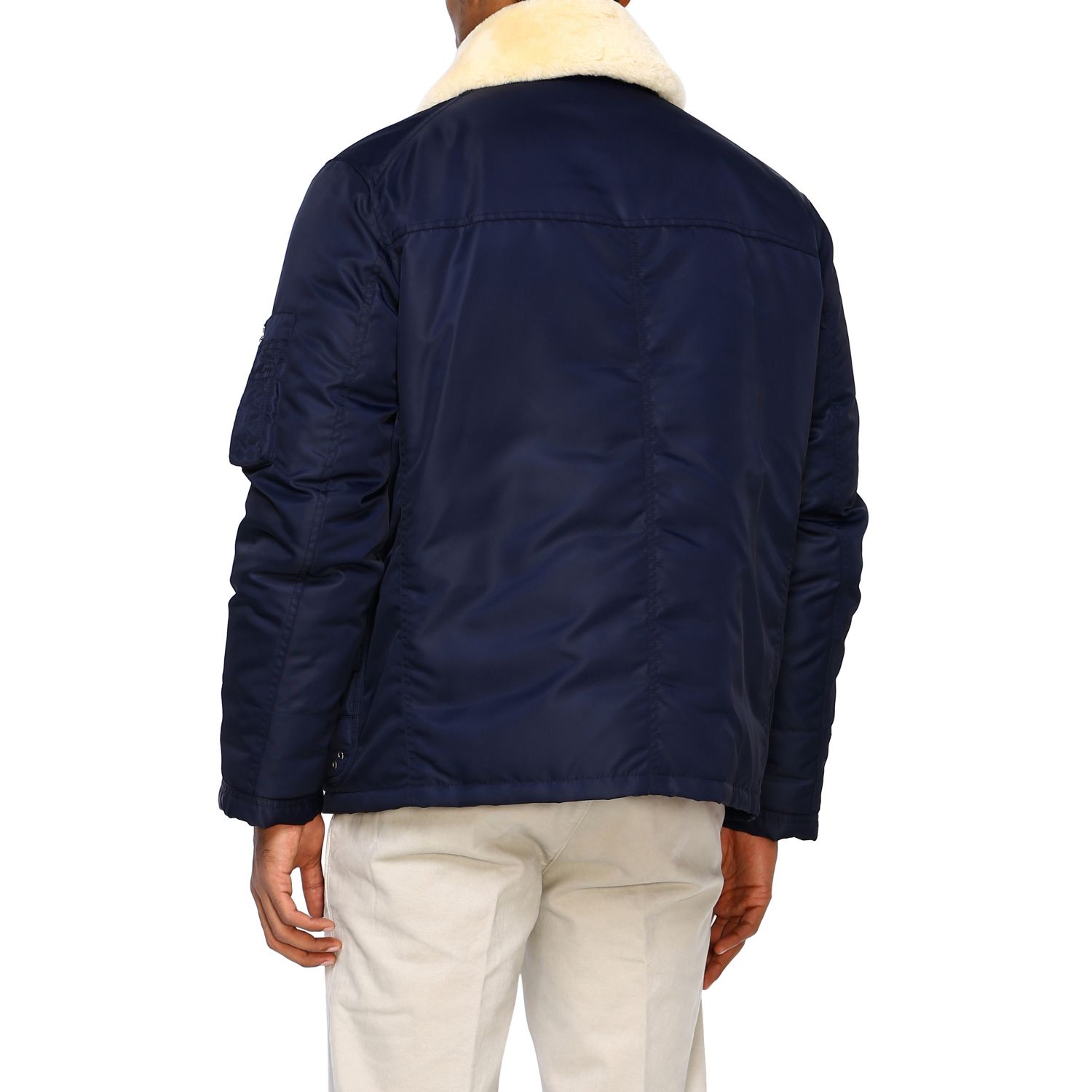 Jacket Fay: Fay nylon jacket with frogs blue 3