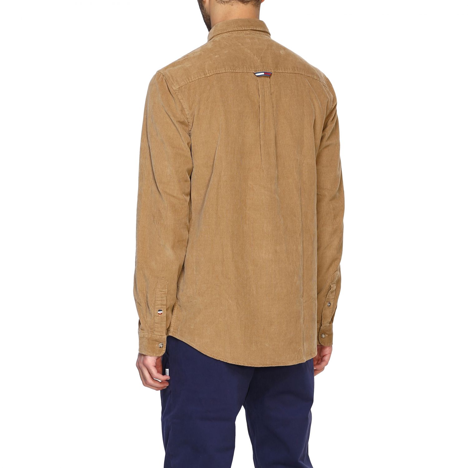 brown tommy hilfiger shirt