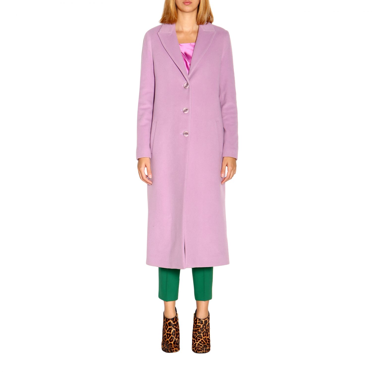 manteau violet femme