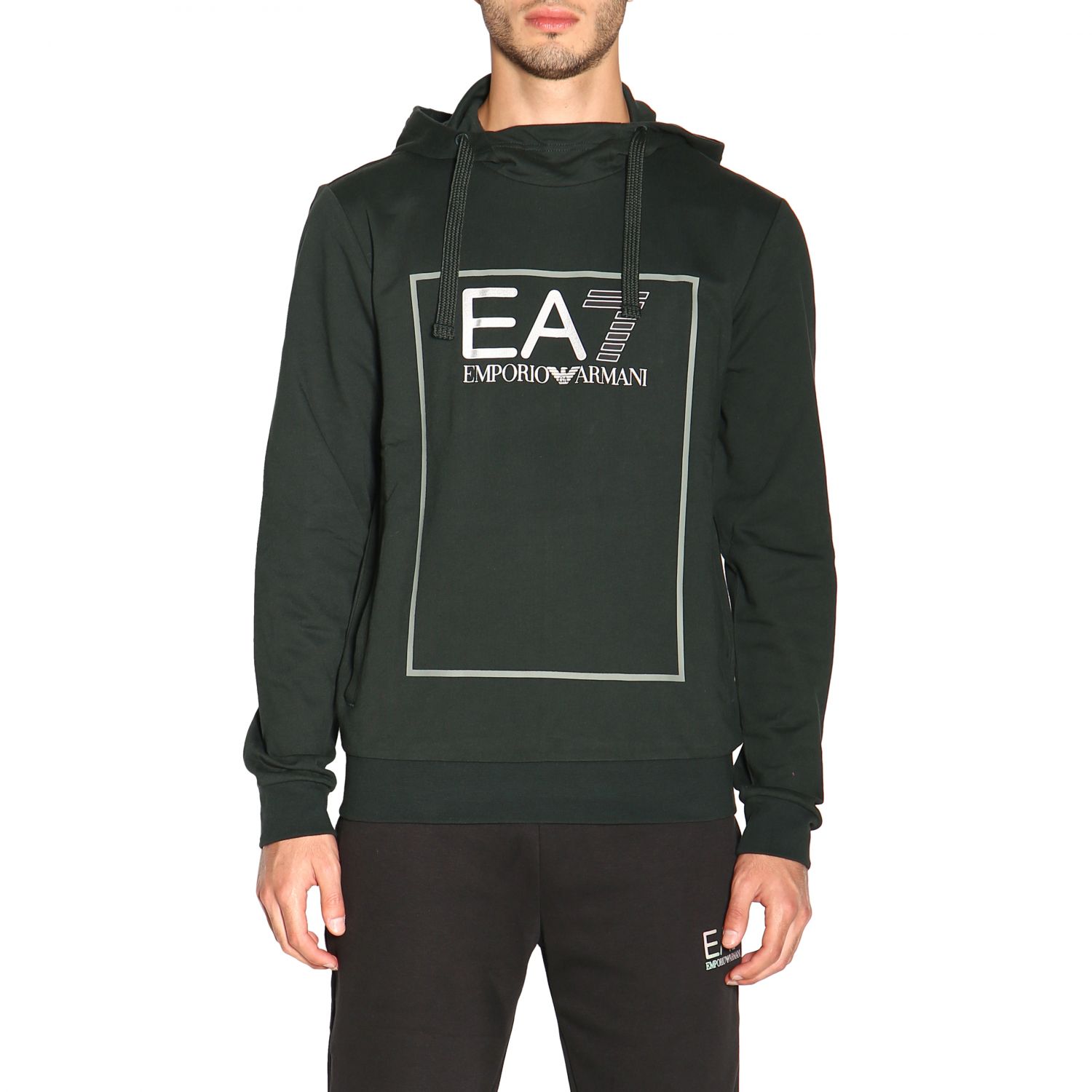 Ea7 Outlet: Sweatshirt men - Green | Sweatshirt Ea7 6GPM29 PJ05Z GIGLIO.COM