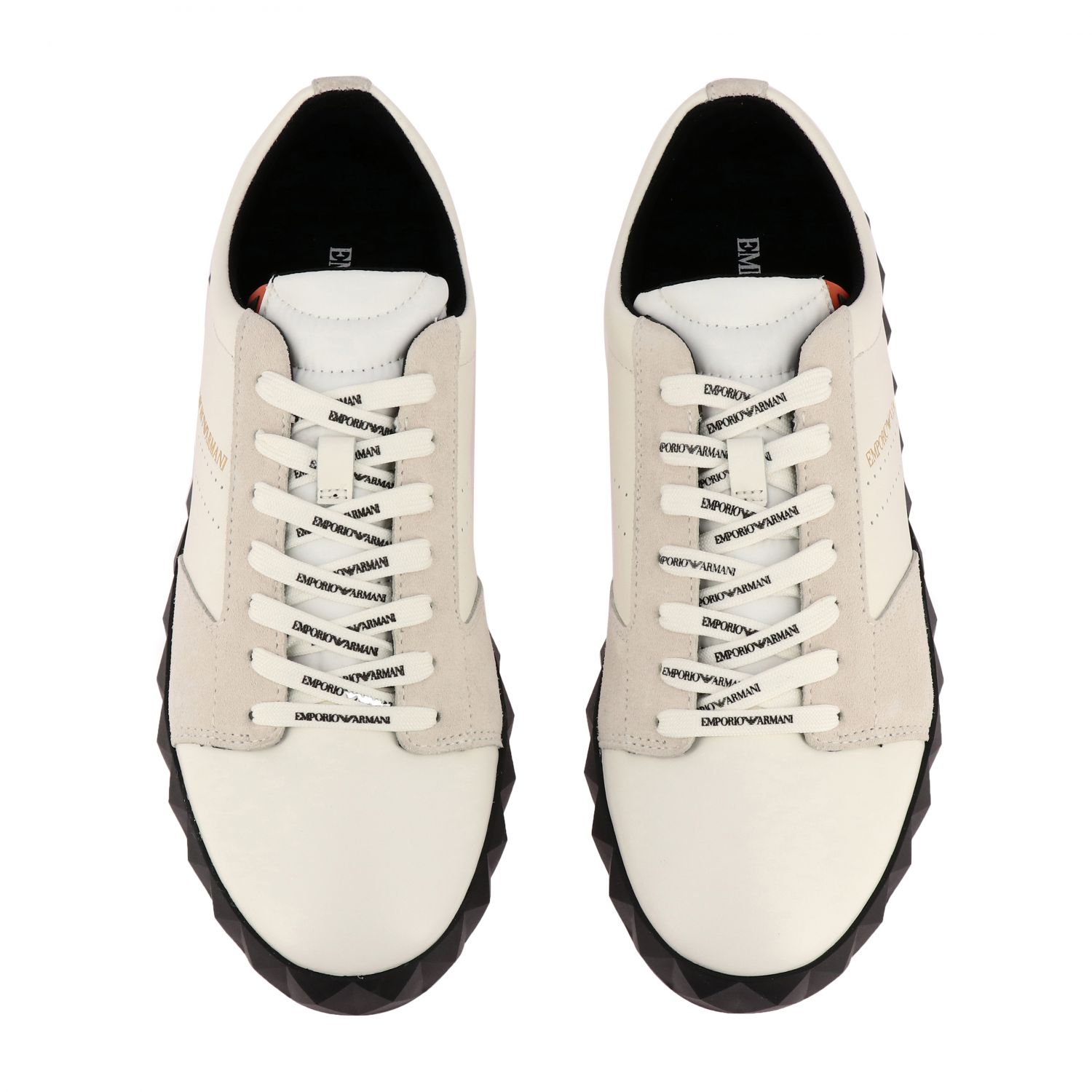 Emporio Armani Outlet: Shoes men | Sneakers Emporio Armani Men White ...