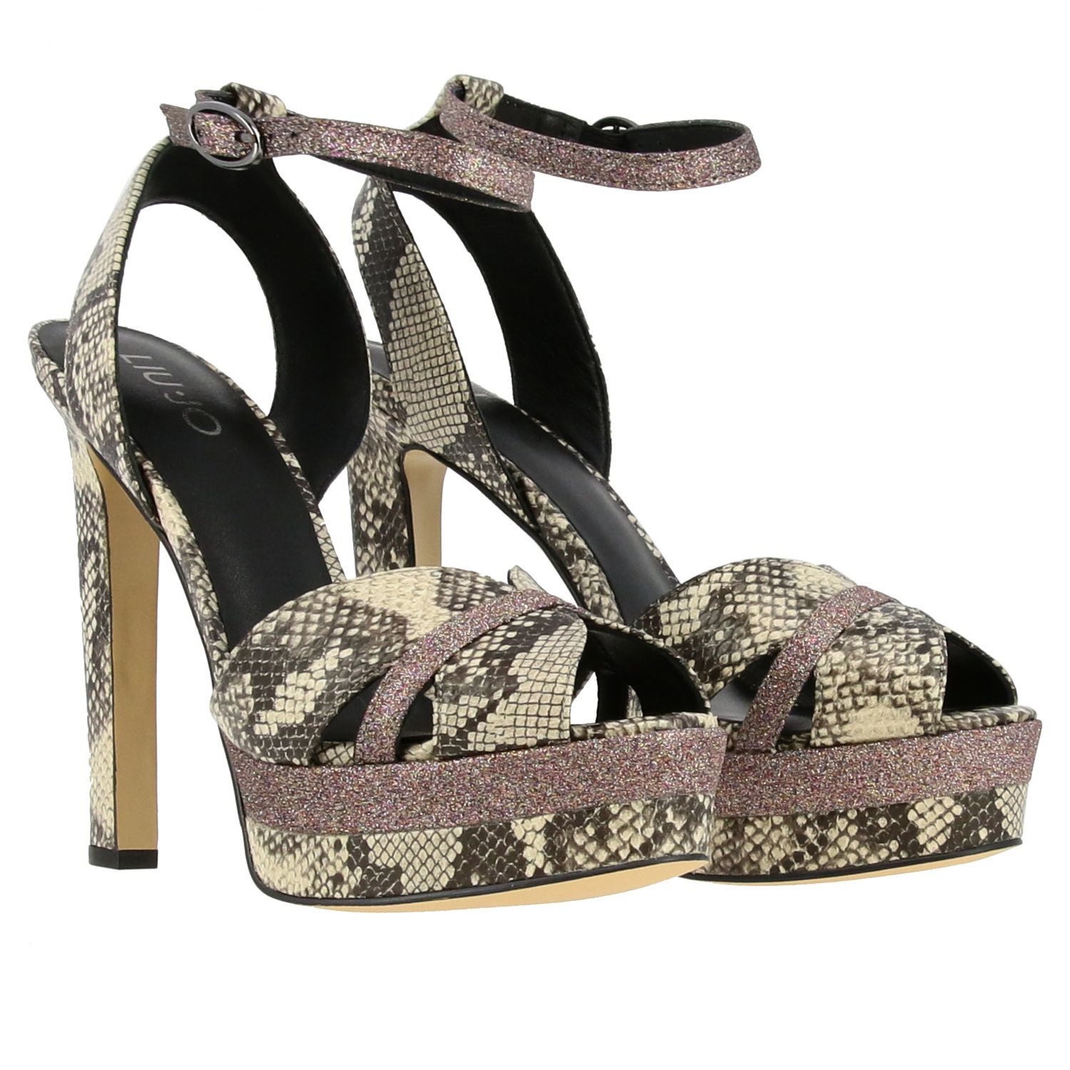 Liu Jo Outlet: high heel shoes for women - Grey | Liu Jo high heel ...