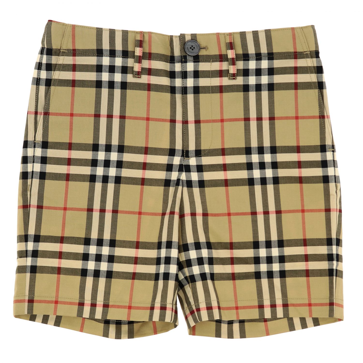Burberry Outlet: shorts in cotton with vintage check pattern | Shorts