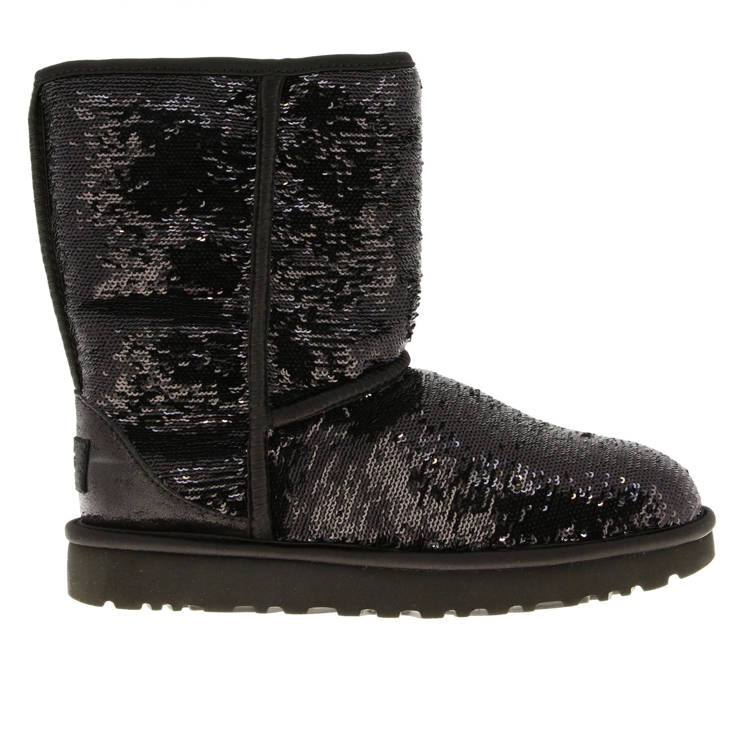 Outlet De Ugg: Botines Planos Para Mujer, Negro | Botines Planos Ugg ...