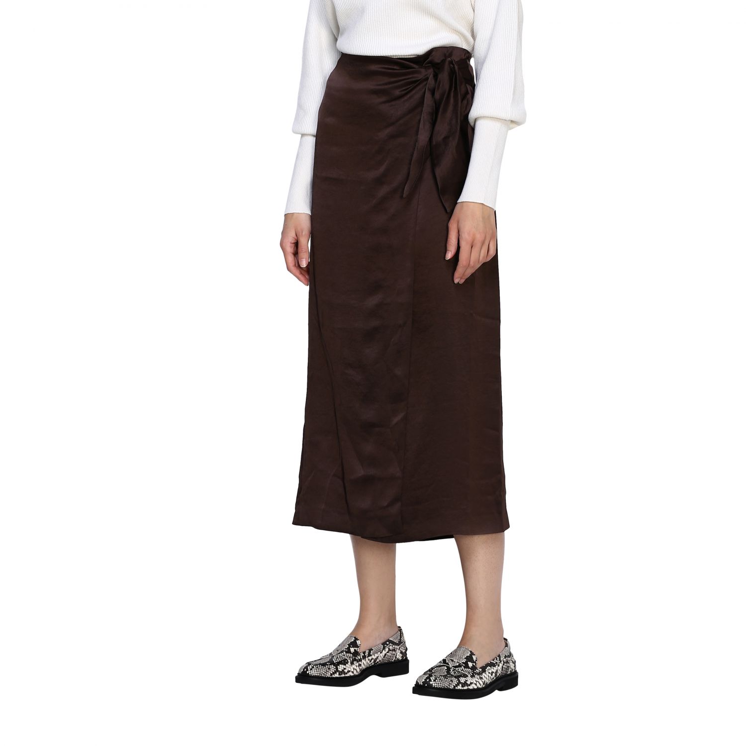 Nanushka Outlet: Skirt women | Skirt Nanushka Women Brown | Skirt ...