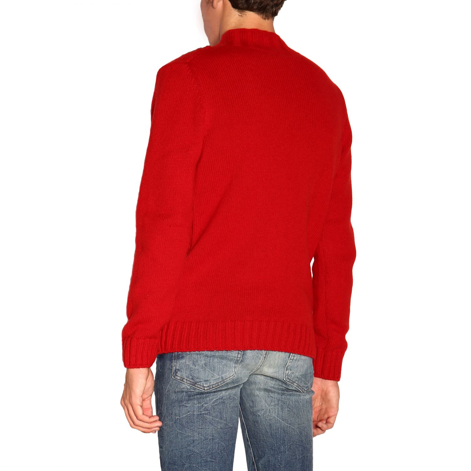 Tagliatore Outlet jumper for men Red Tagliatore jumper
