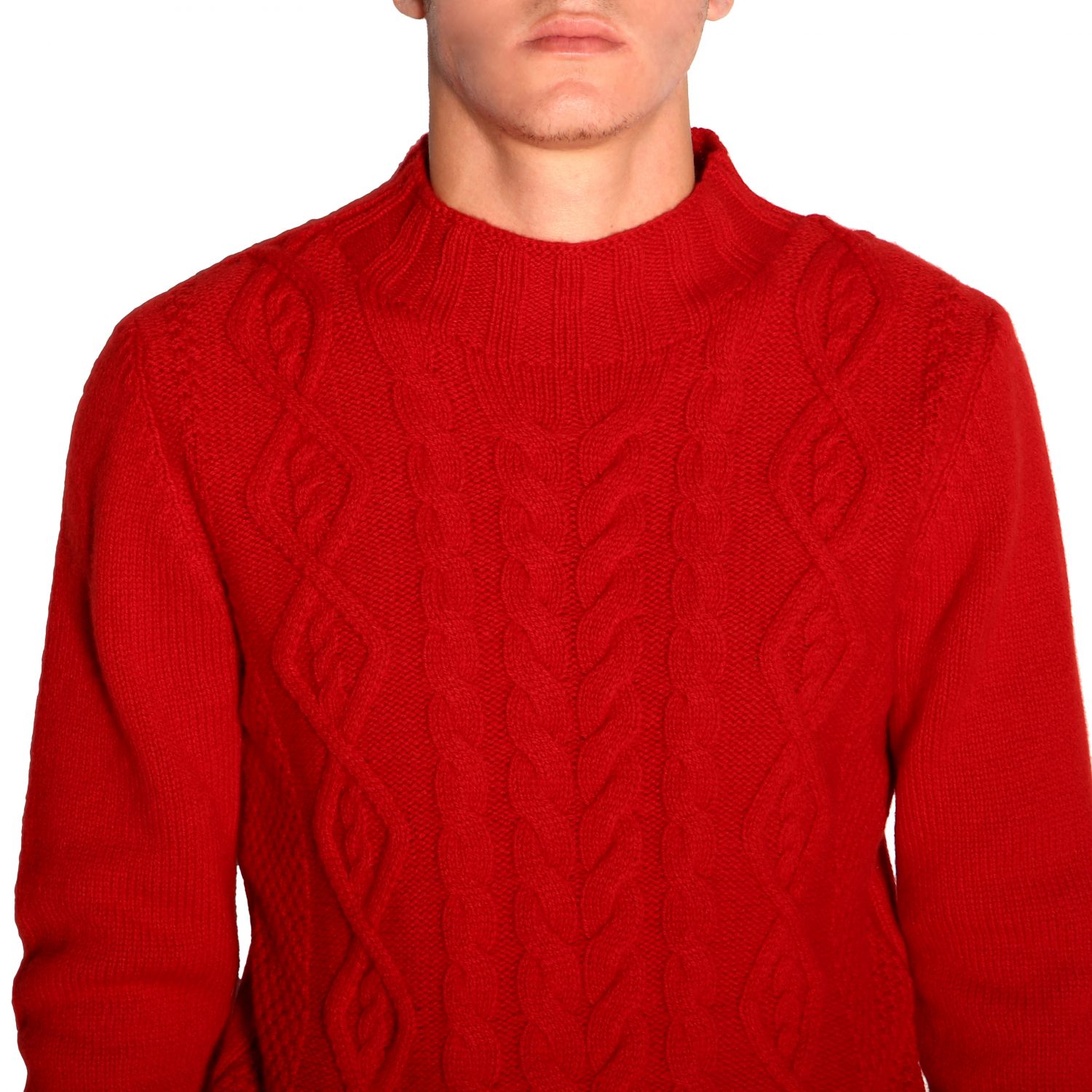 Tagliatore Outlet jumper for men Red Tagliatore jumper
