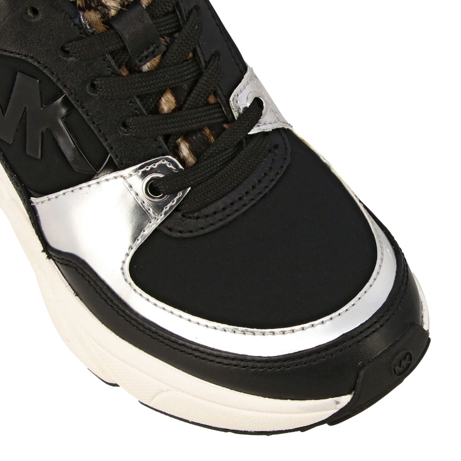 michael kors black patent leather sneakers