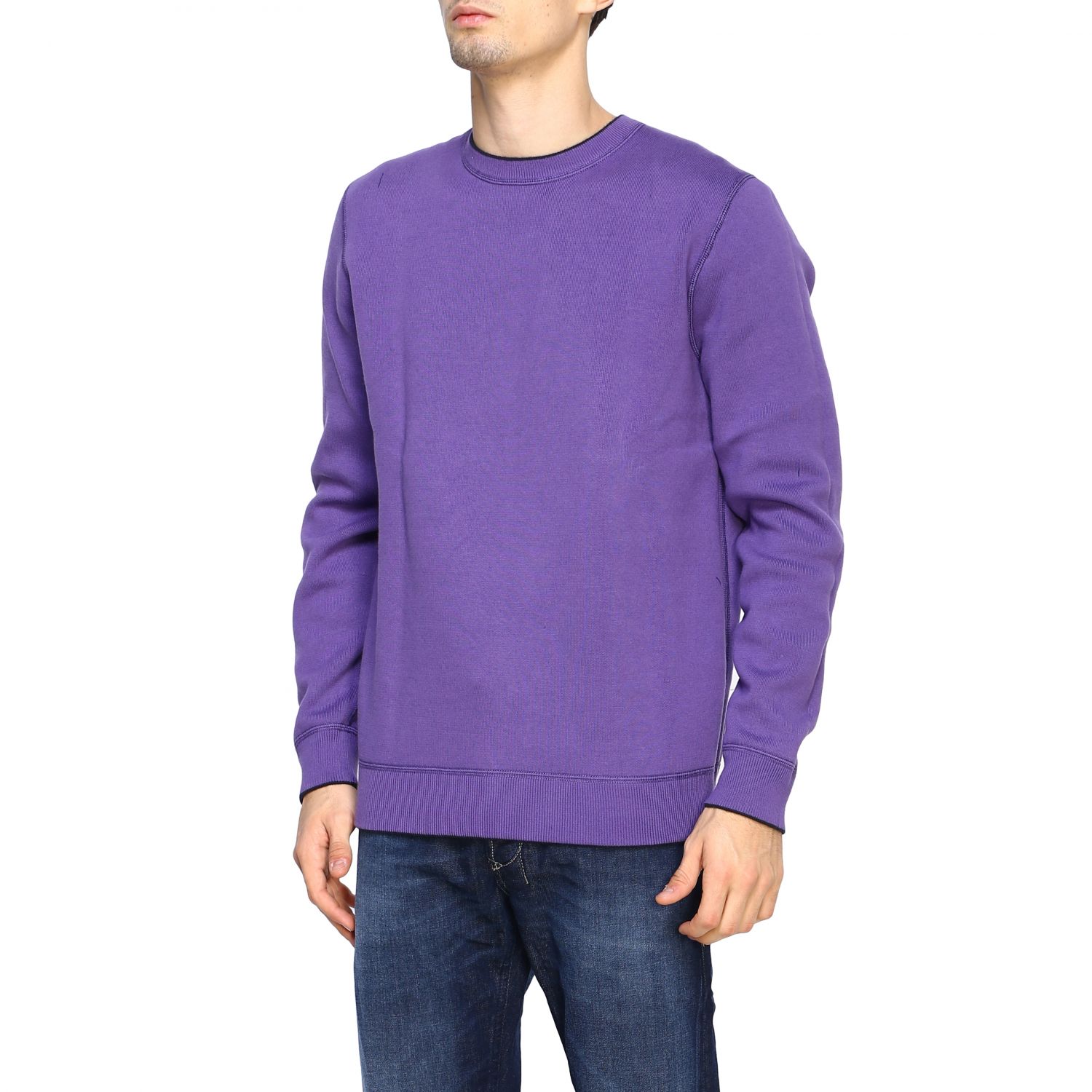 purple lacoste sweater