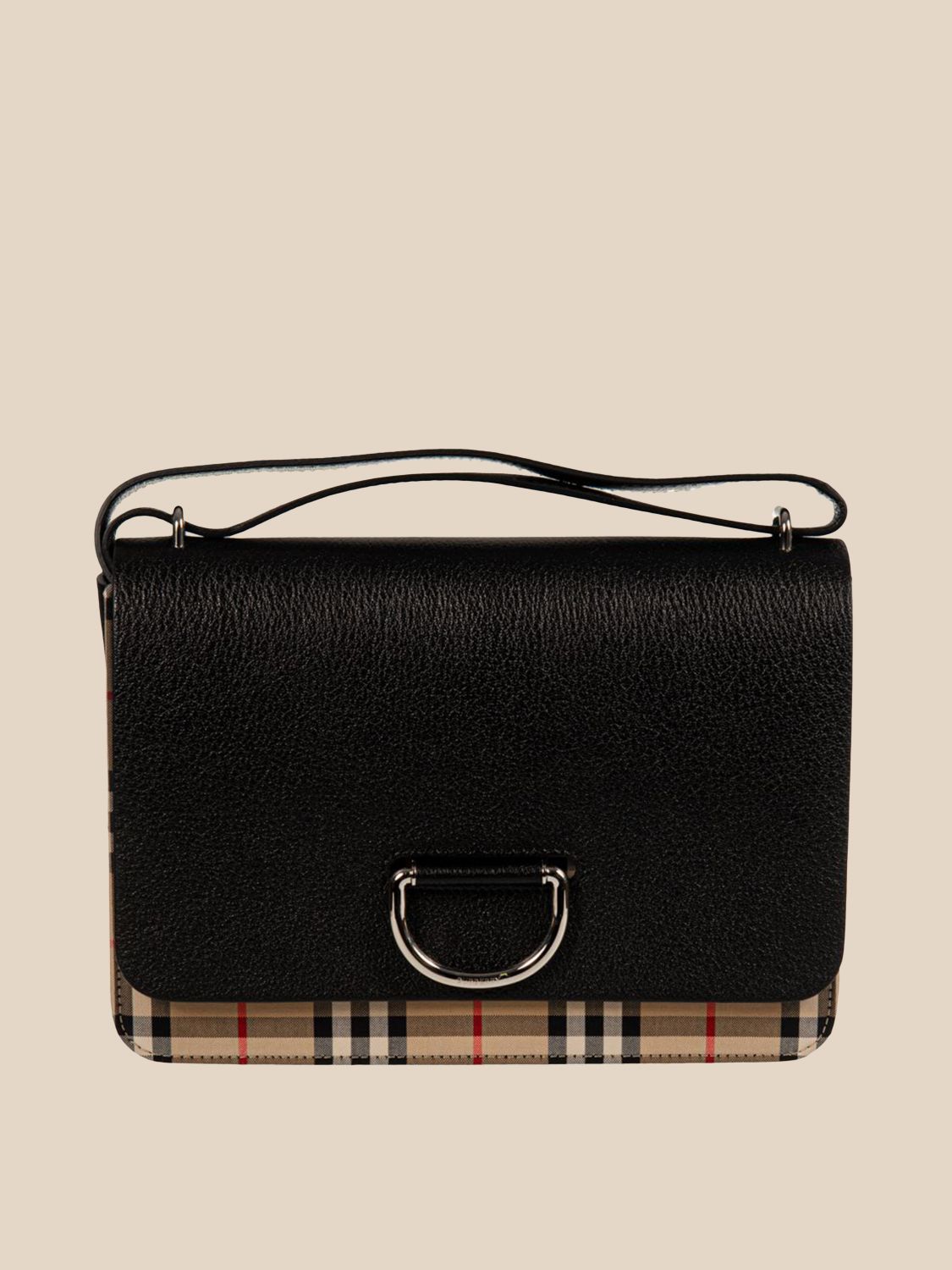 Burberry Outlet: shoulder bag for woman - Black | Burberry shoulder bag  8010542 online on 