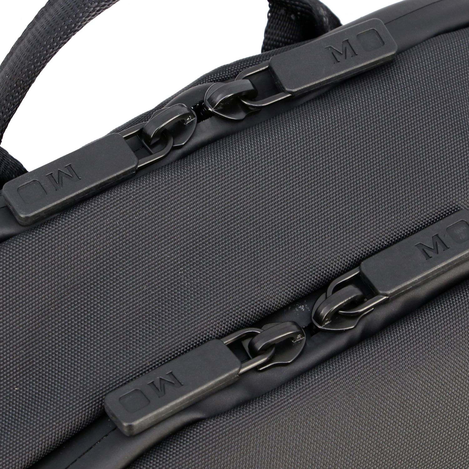 MOLESKINE Zaino in nylon Ripstop con base in pelle Nero Zaino