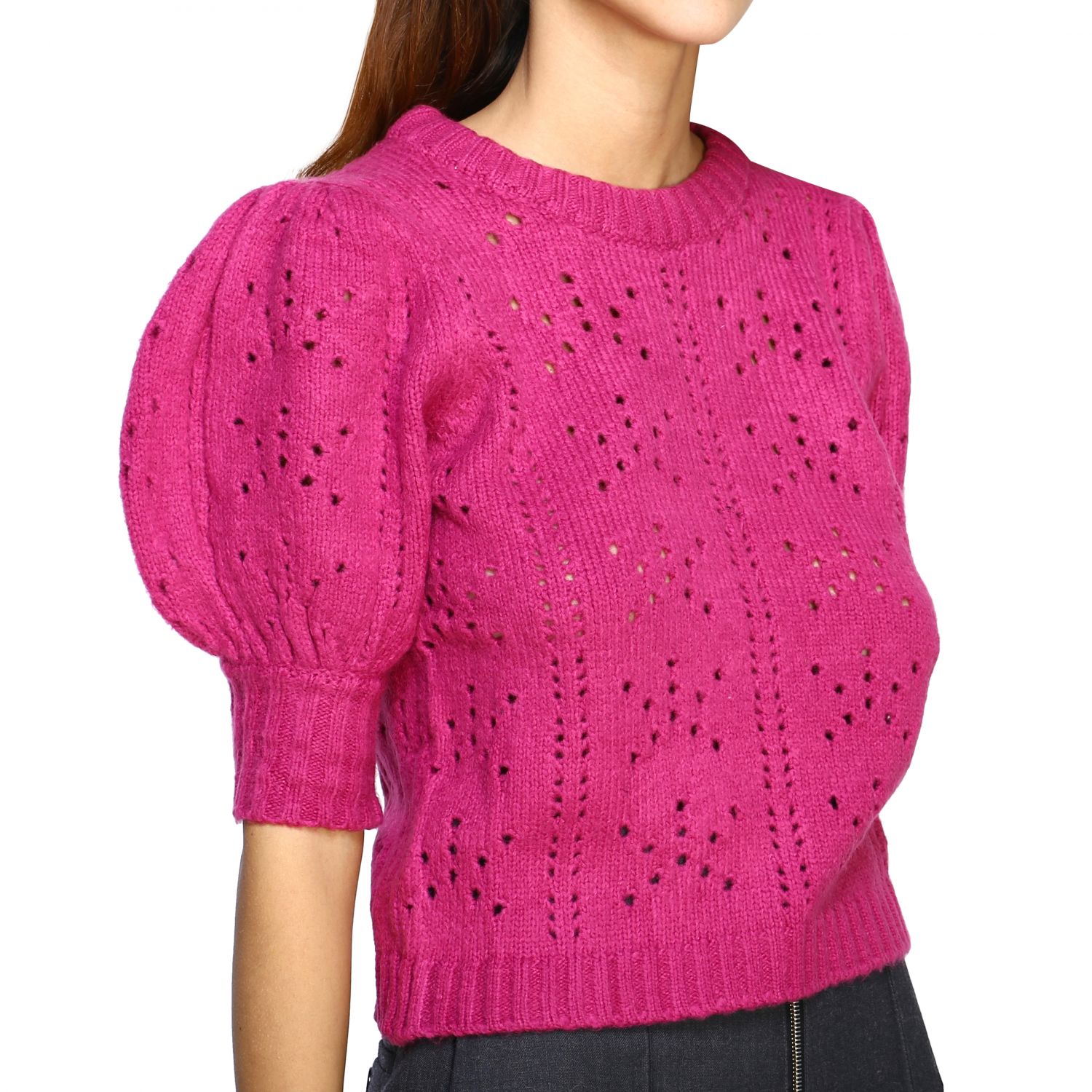 For Love & Lemons Outlet Pullover damen Pullover For Love & Lemons Damen Violett Pullover