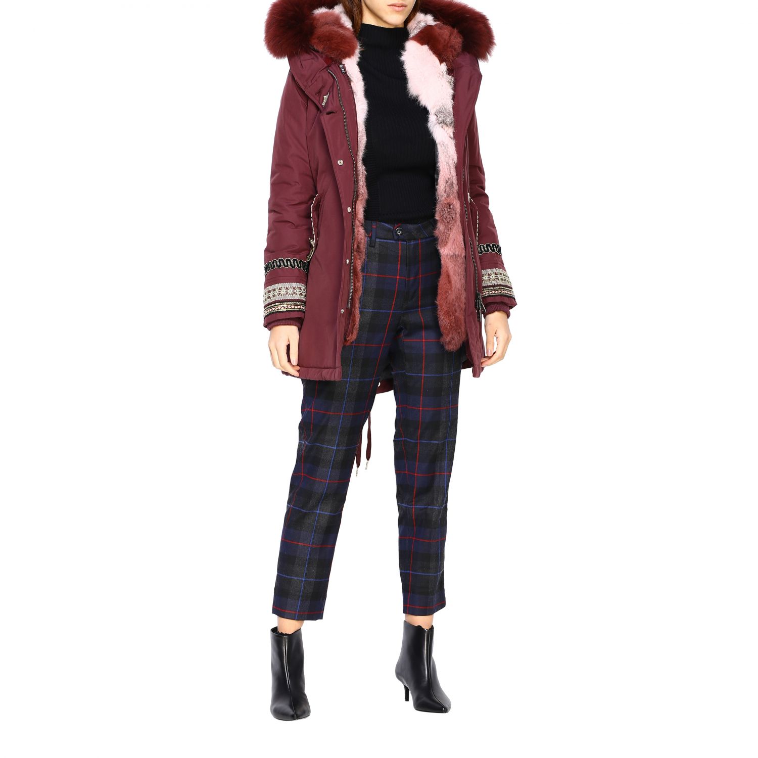 Jacket women Canadian Jacket Canadian Women Burgundy Jacket