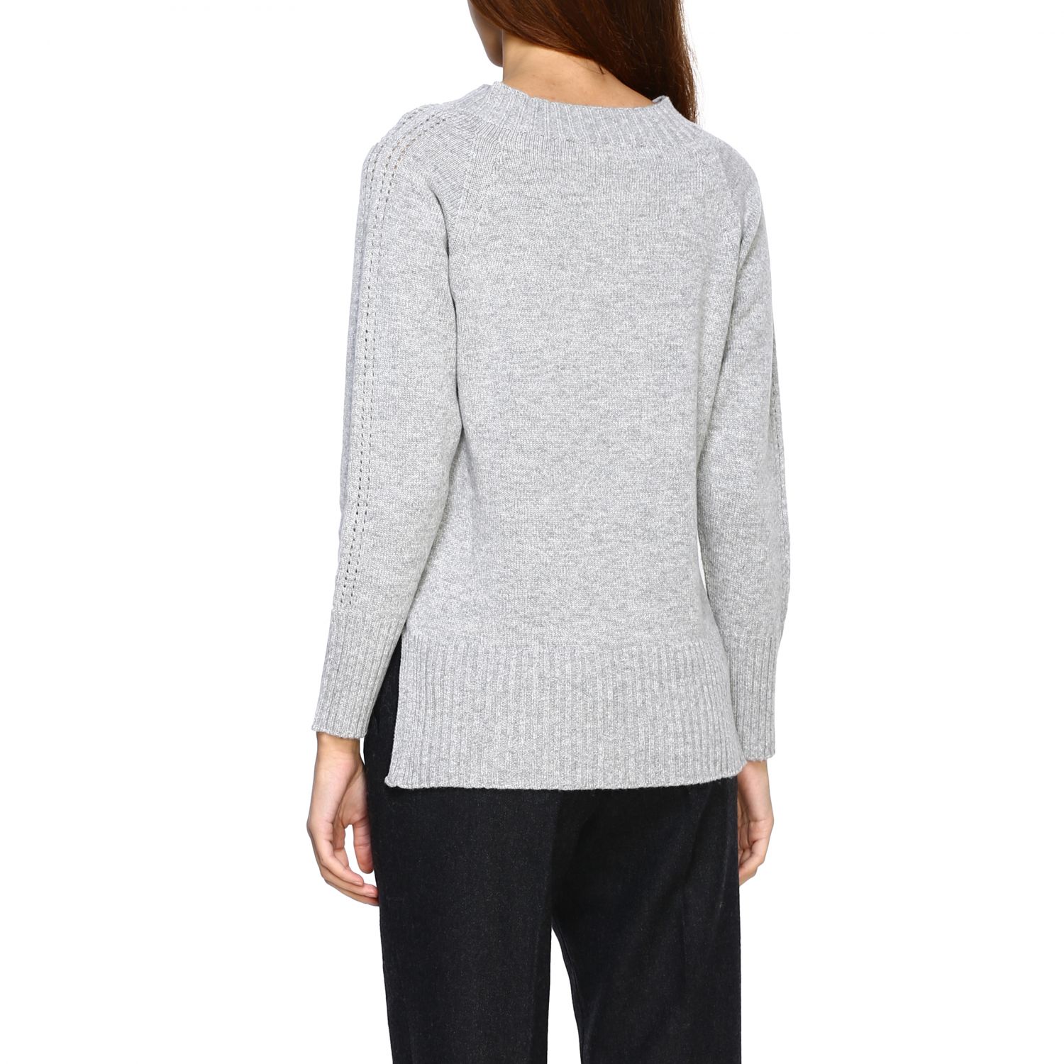 Alpha Studio Outlet: Sweater women | Sweater Alpha Studio Women Grey ...