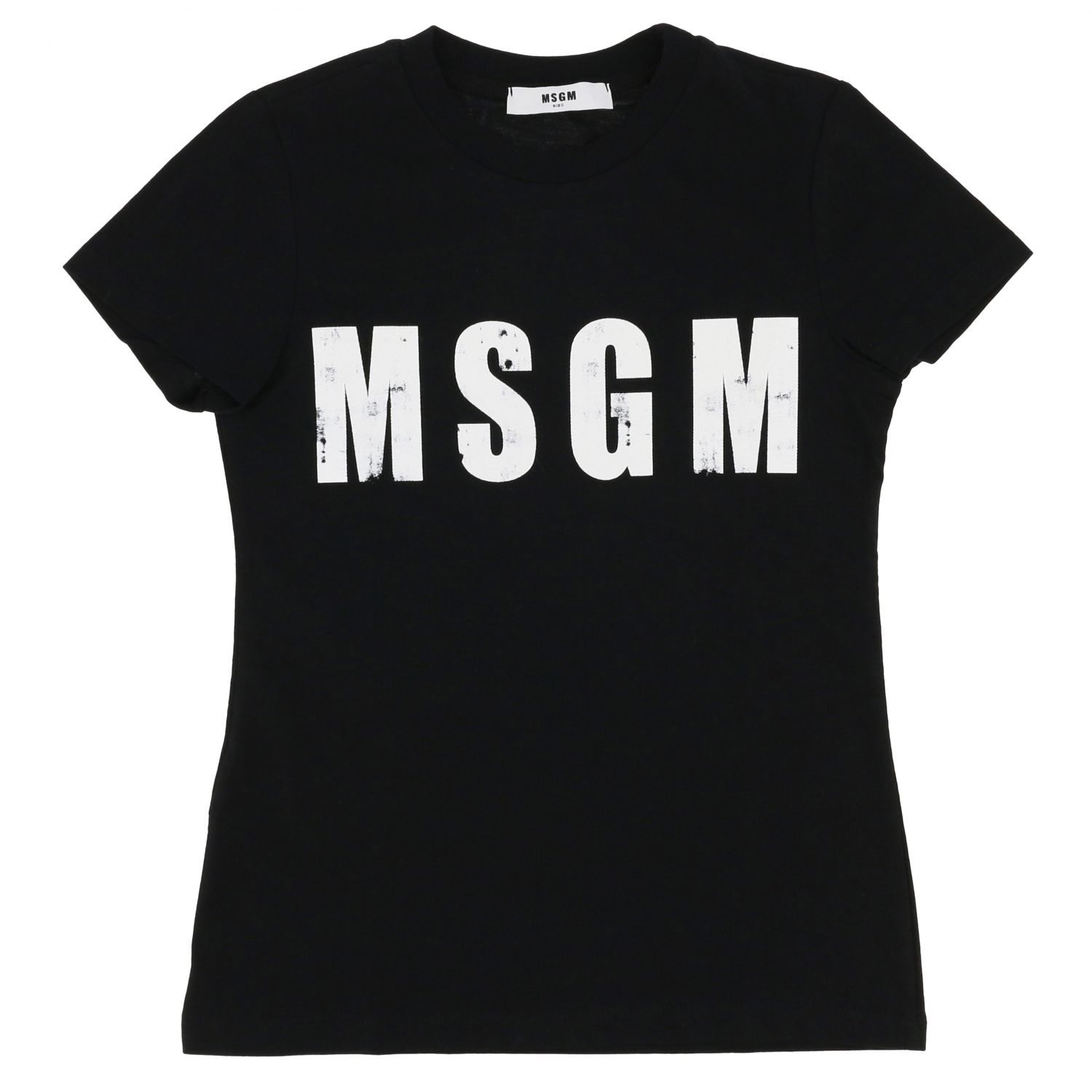 msgm-kids-outlet-t-shirt-kids-t-shirt-msgm-kids-kids-black-t-shirt