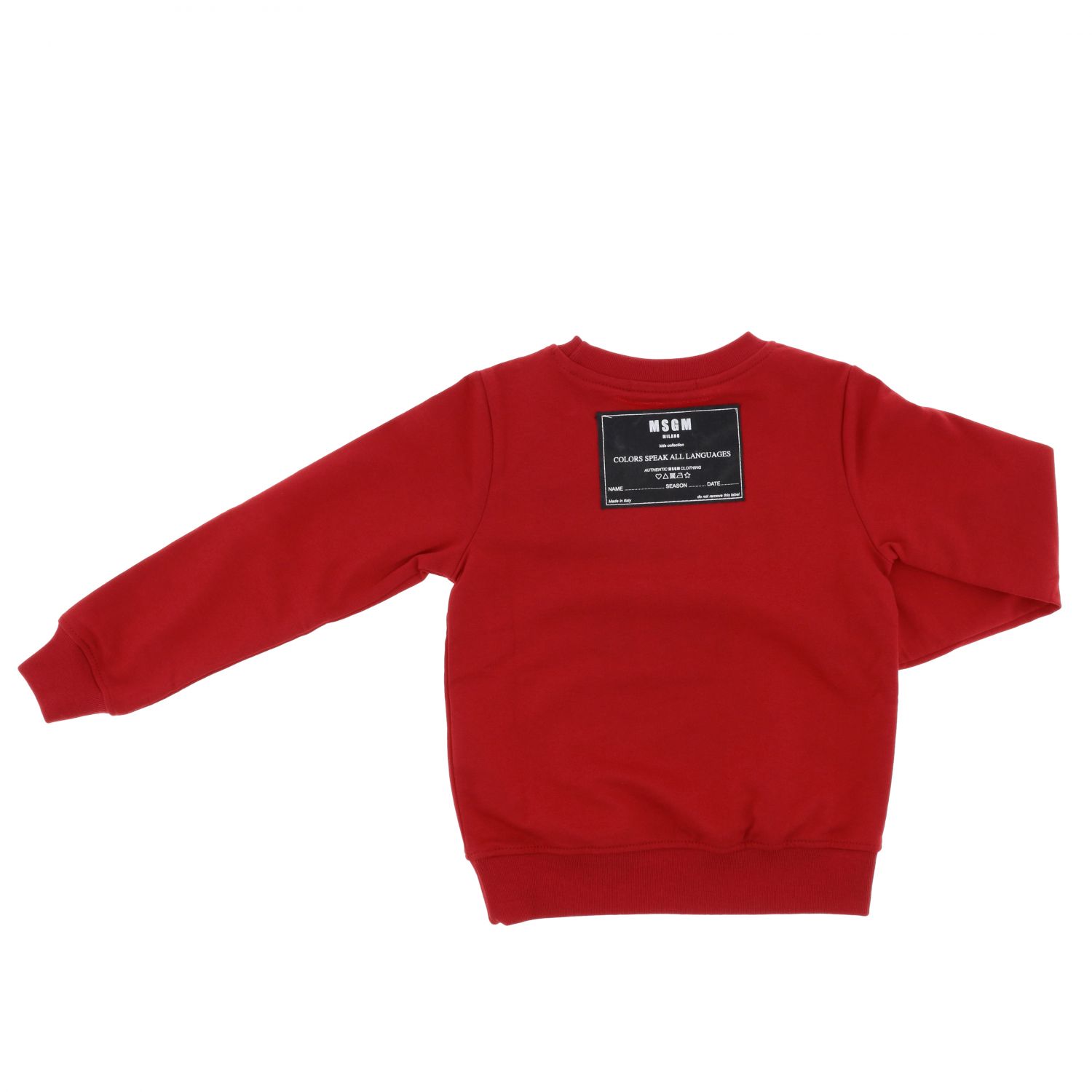 Msgm Kids Outlet: sweater for girls - Red | Msgm Kids sweater 18605 ...