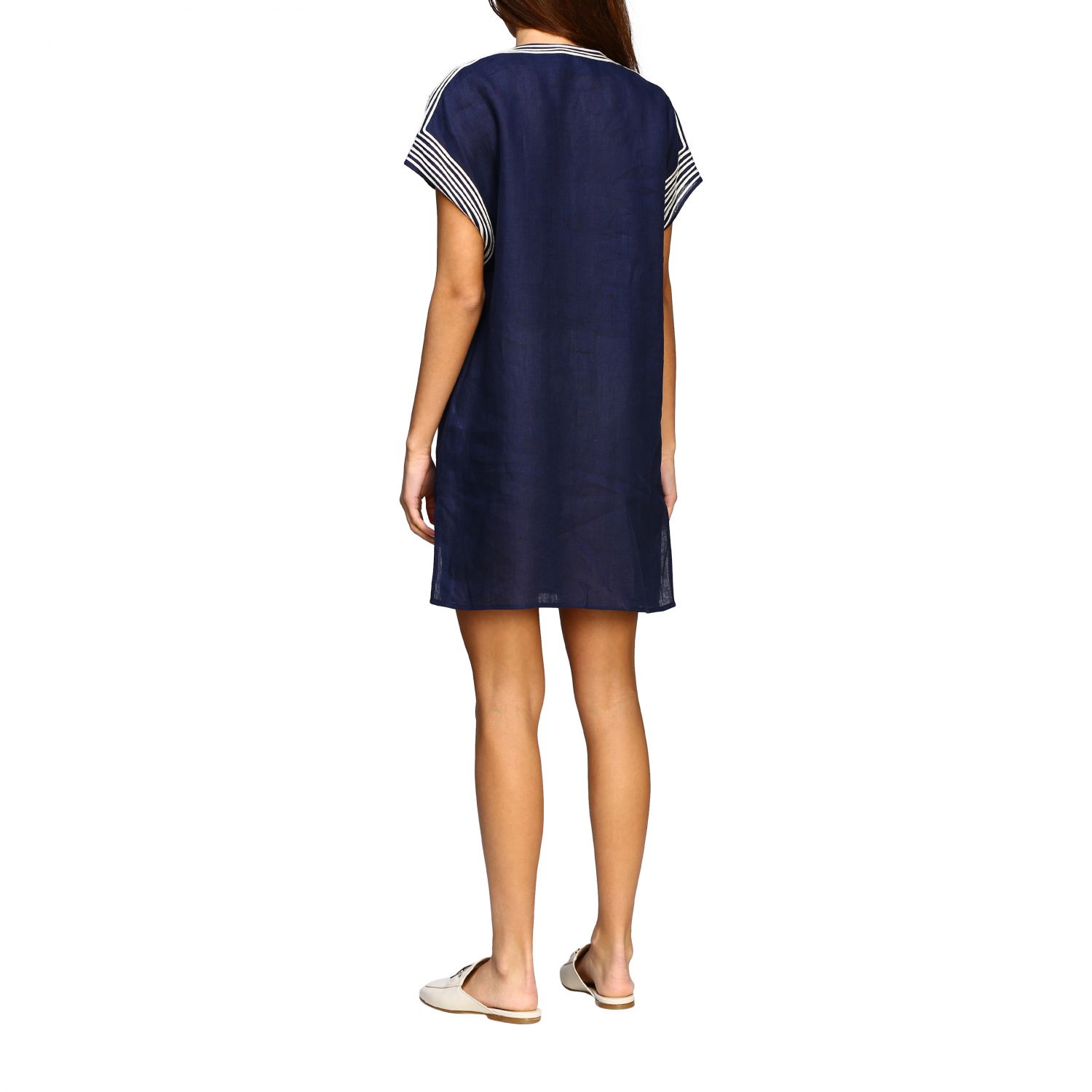 Tory Burch Outlet: Short Tunic Dress | Top Tory Burch Women Blue | Top ...