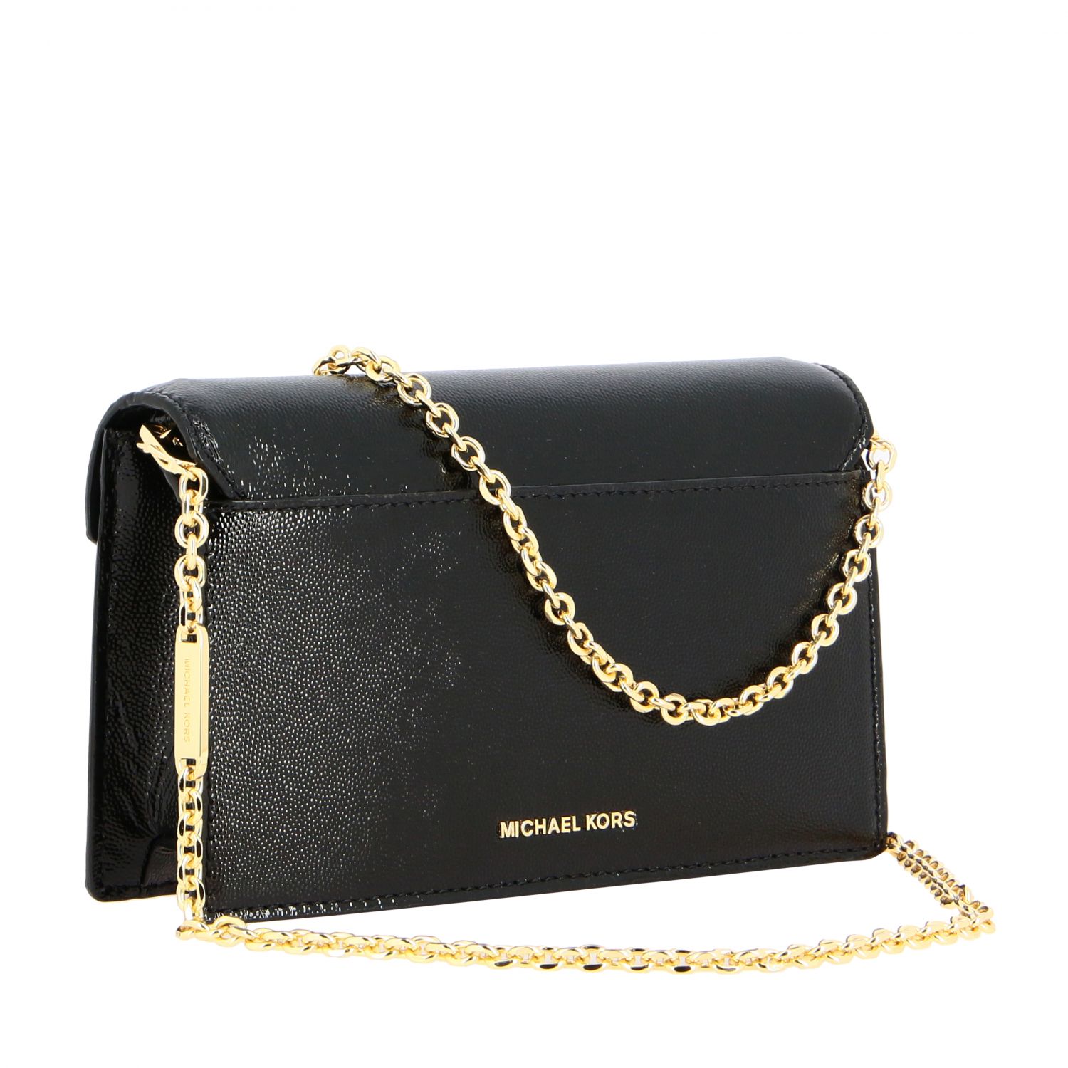 MICHAEL MICHAEL KORS: Grace leather shoulder bag | Crossbody Bags ...