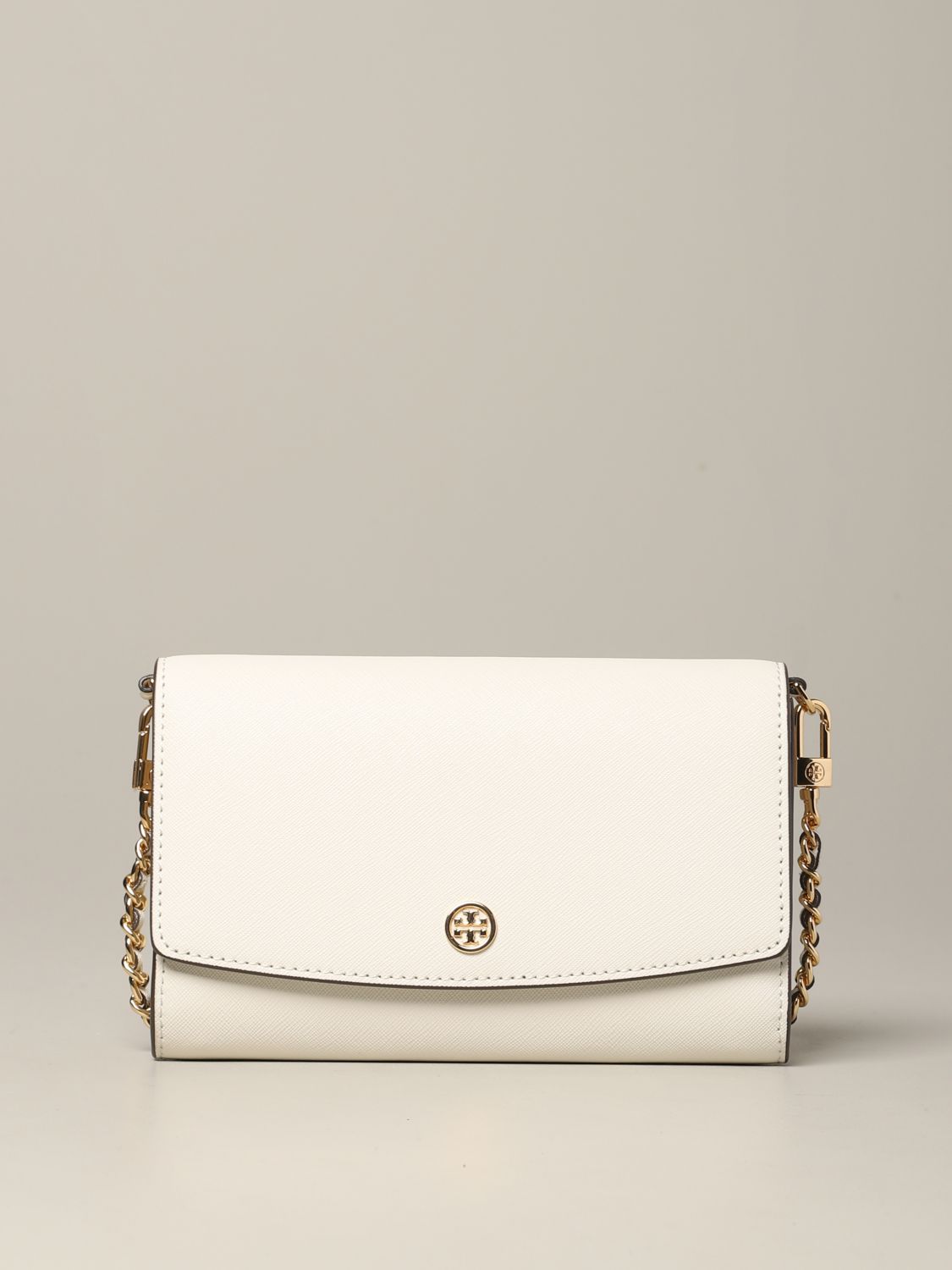 Tory Burch Outlet: Robinson chain wallet shoulder bag - White | Tory Burch  mini bag 54277 online on 