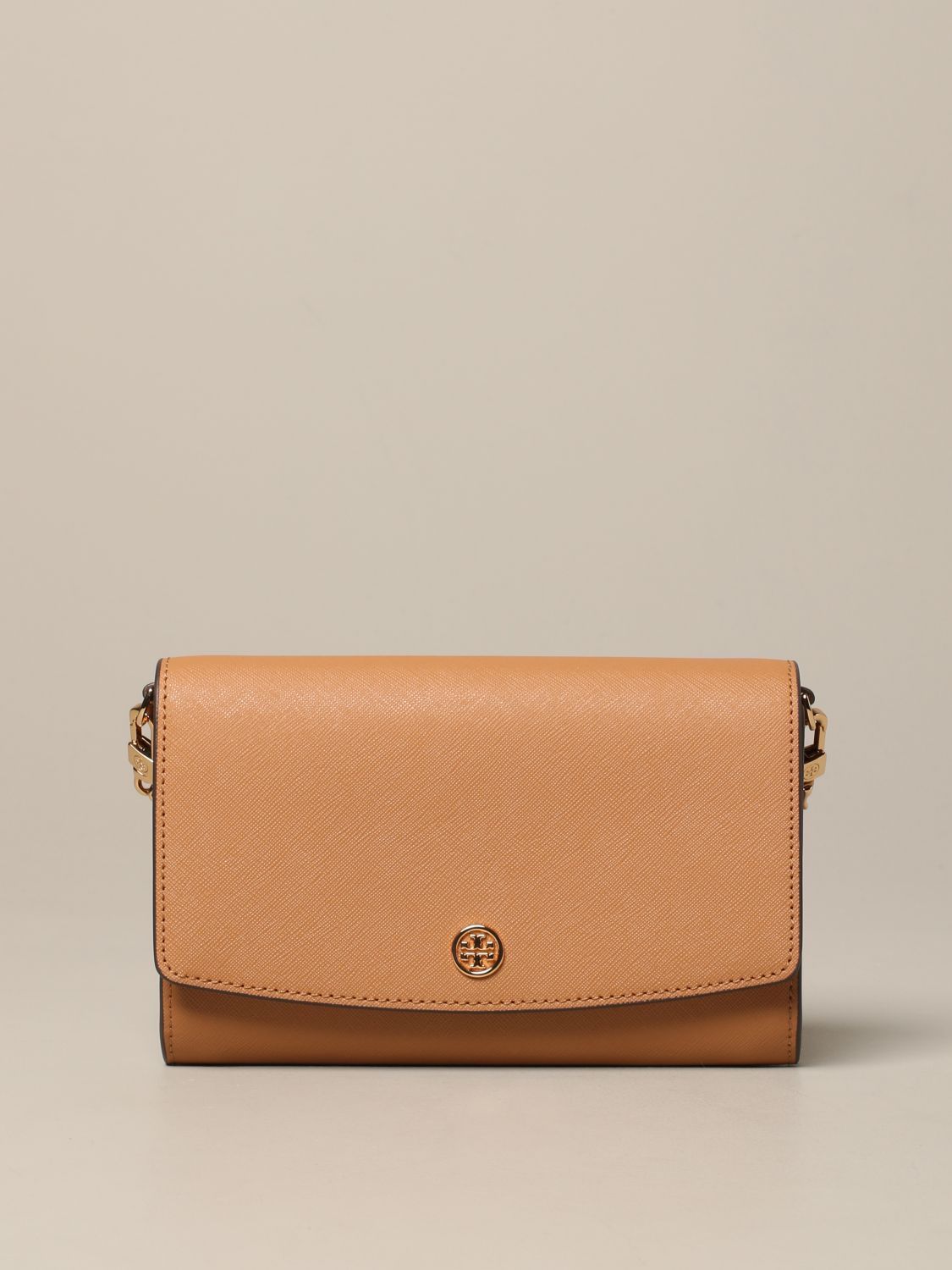 Tory Burch Outlet: Robinson chain wallet shoulder bag - Camel | Tory Burch  mini bag 54277 online on 