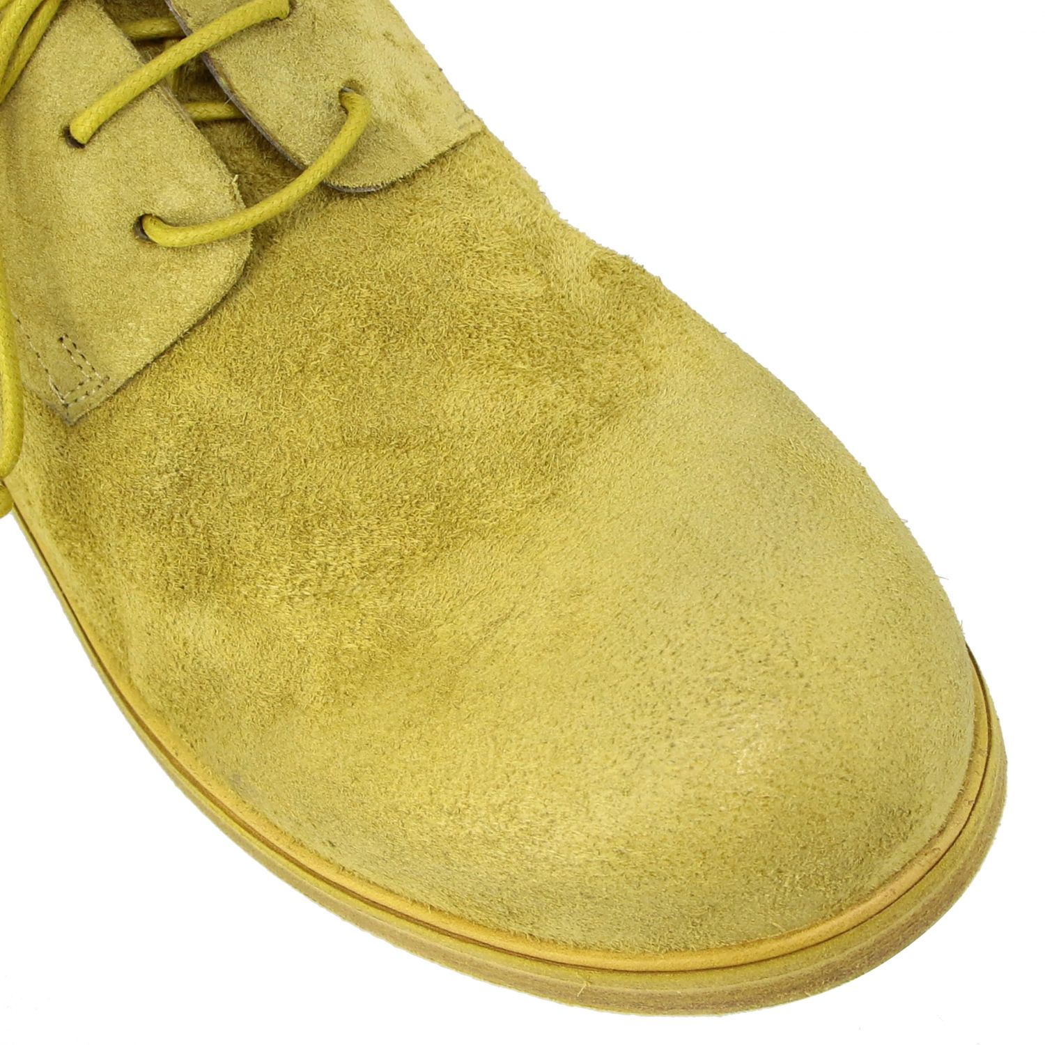 Zapatos derby con cordones Marsèll de Ante de color Amarillo para hombre Hombre Zapatos de Zapatos con cordones de Zapatos Derby 