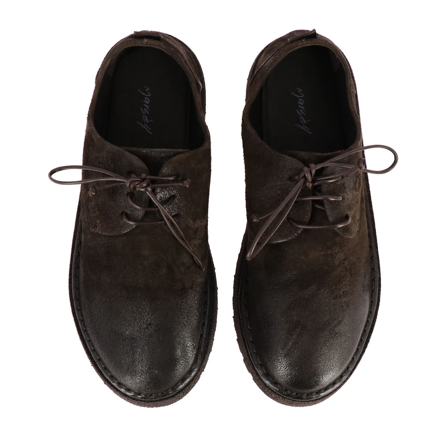 Marsèll Outlet: brogue shoes for men - Dark | Marsèll brogue shoes ...