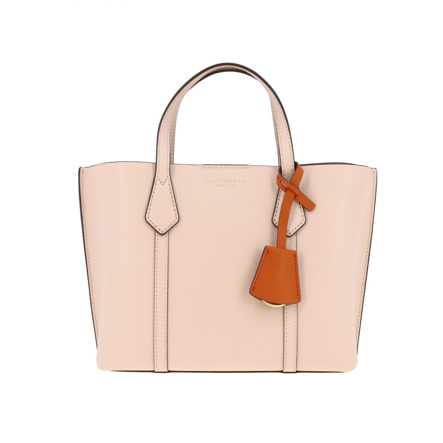 Tory Burch Outlet: tote bag in leather with logo - Pink | Tory Burch tote  bags 56249 online on 