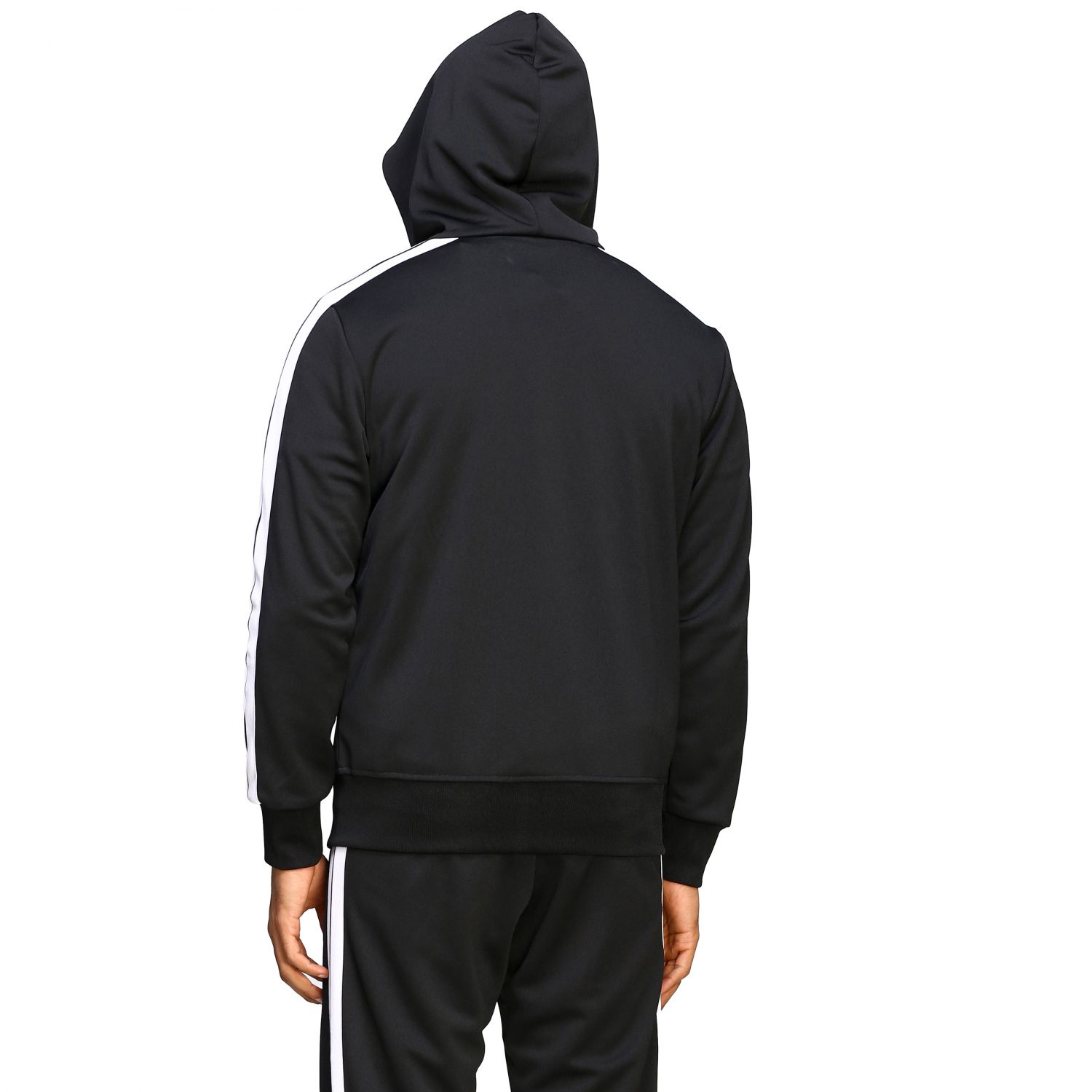 PALM ANGELS: Felpa con cappuccio e zip con mini logo - Nero | Felpa Palm  Angels PMBD025R20384001 GIGLIO.COM