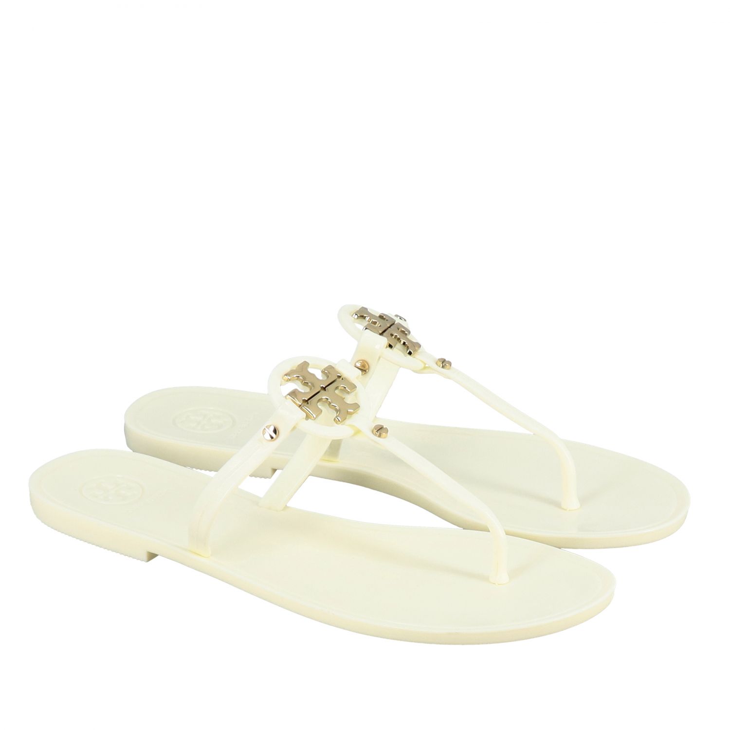 tory burch sandalen weiss