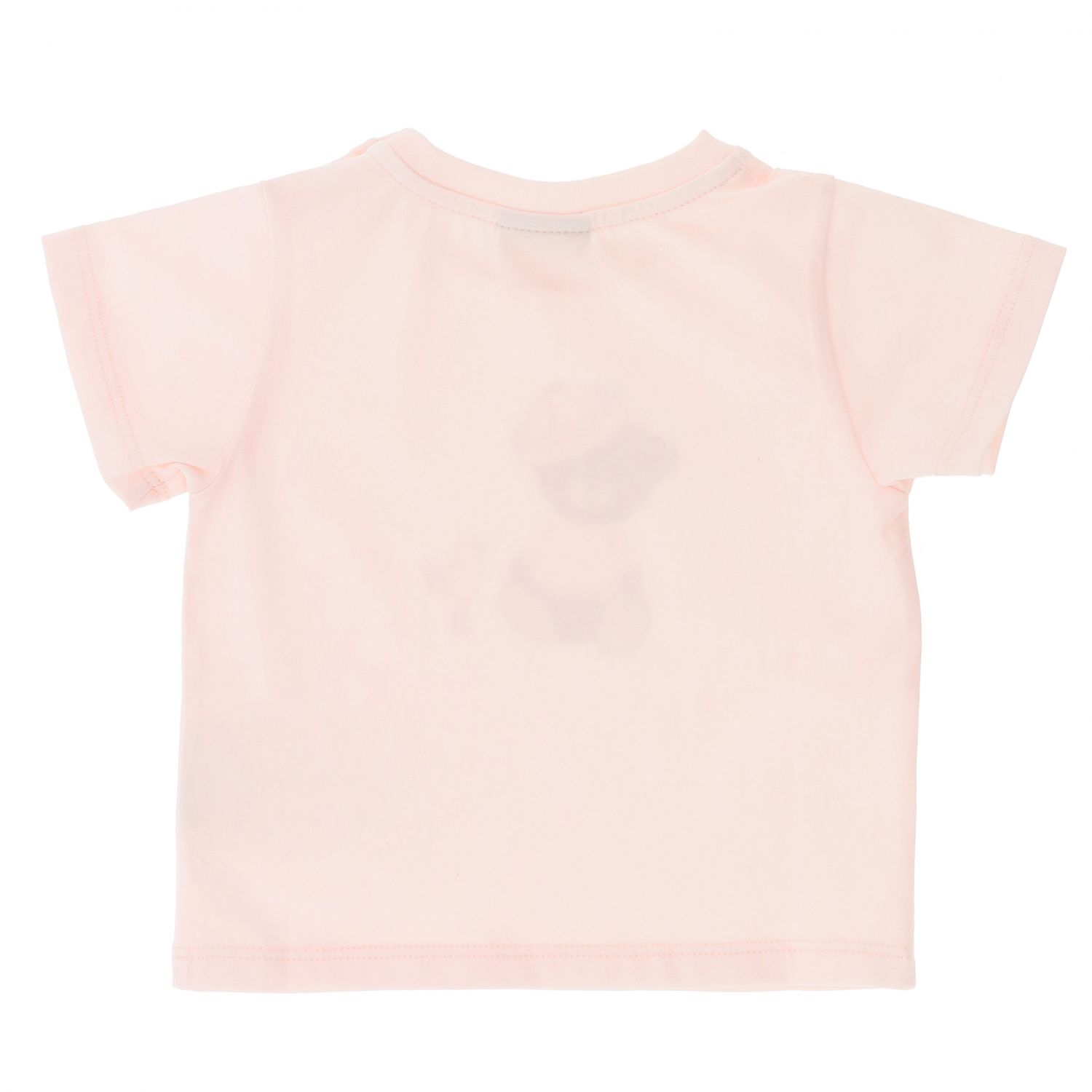 FENDI: short-sleeved T-shirt with teddy bear | T-Shirt Fendi Kids Pink