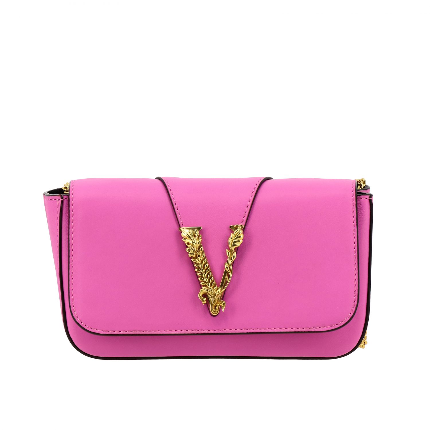 VERSACE: mini bag for women - Pink | Versace mini bag DBFH209 D5VIT ...