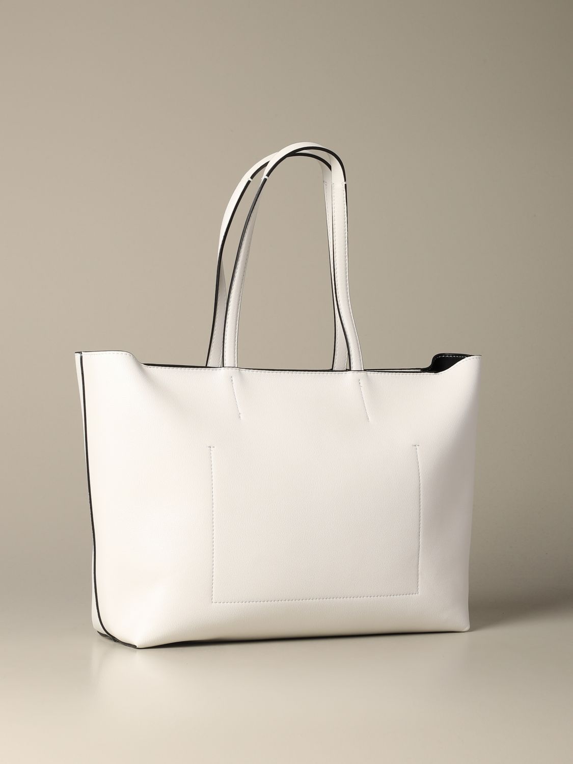 Calvin Klein Outlet: tote bags for woman - White | Calvin Klein tote bags  K60K606184 online on 