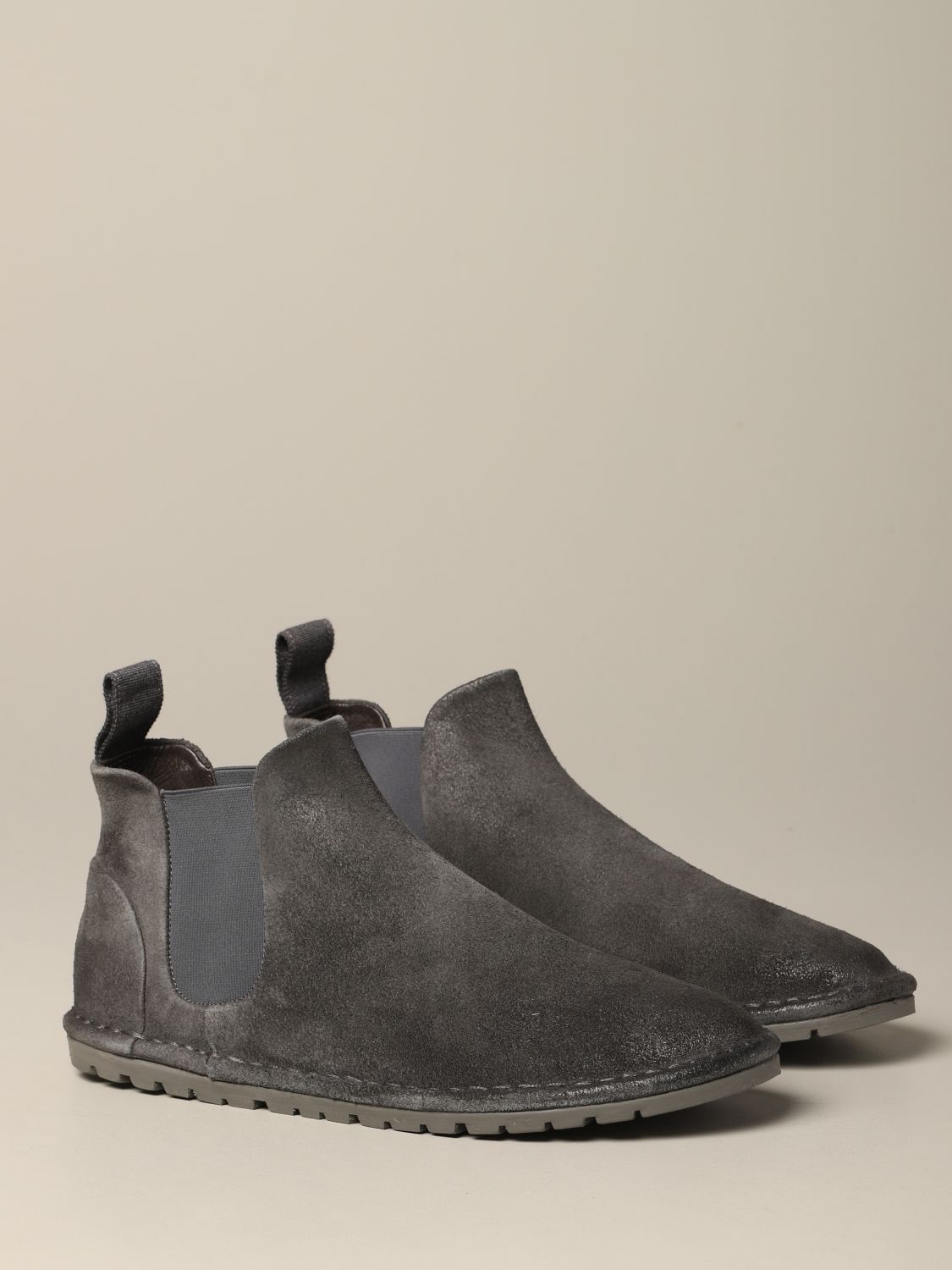 marsell suede ankle boots