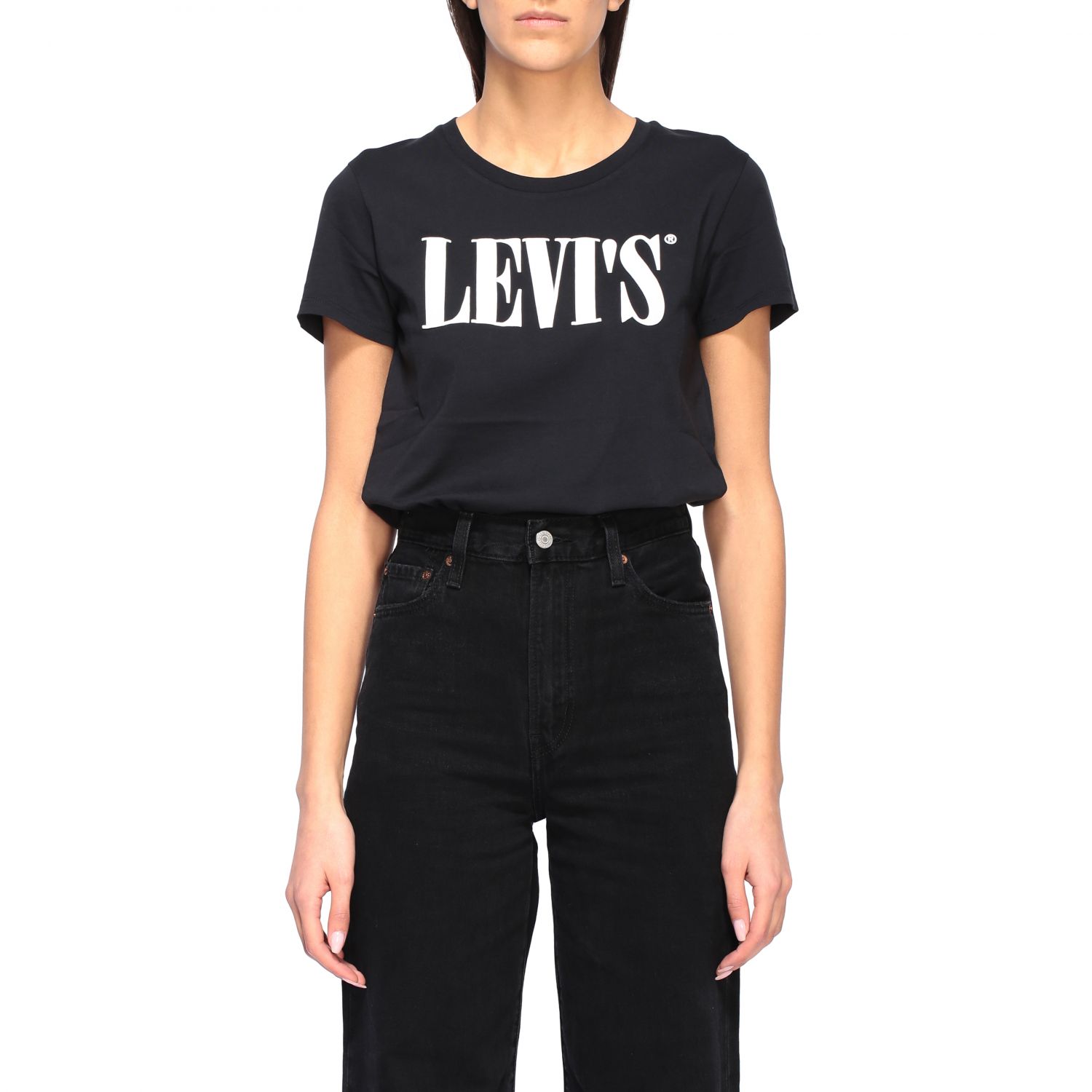 Levi's Outlet tshirt for women Black Levi's tshirt 1736907