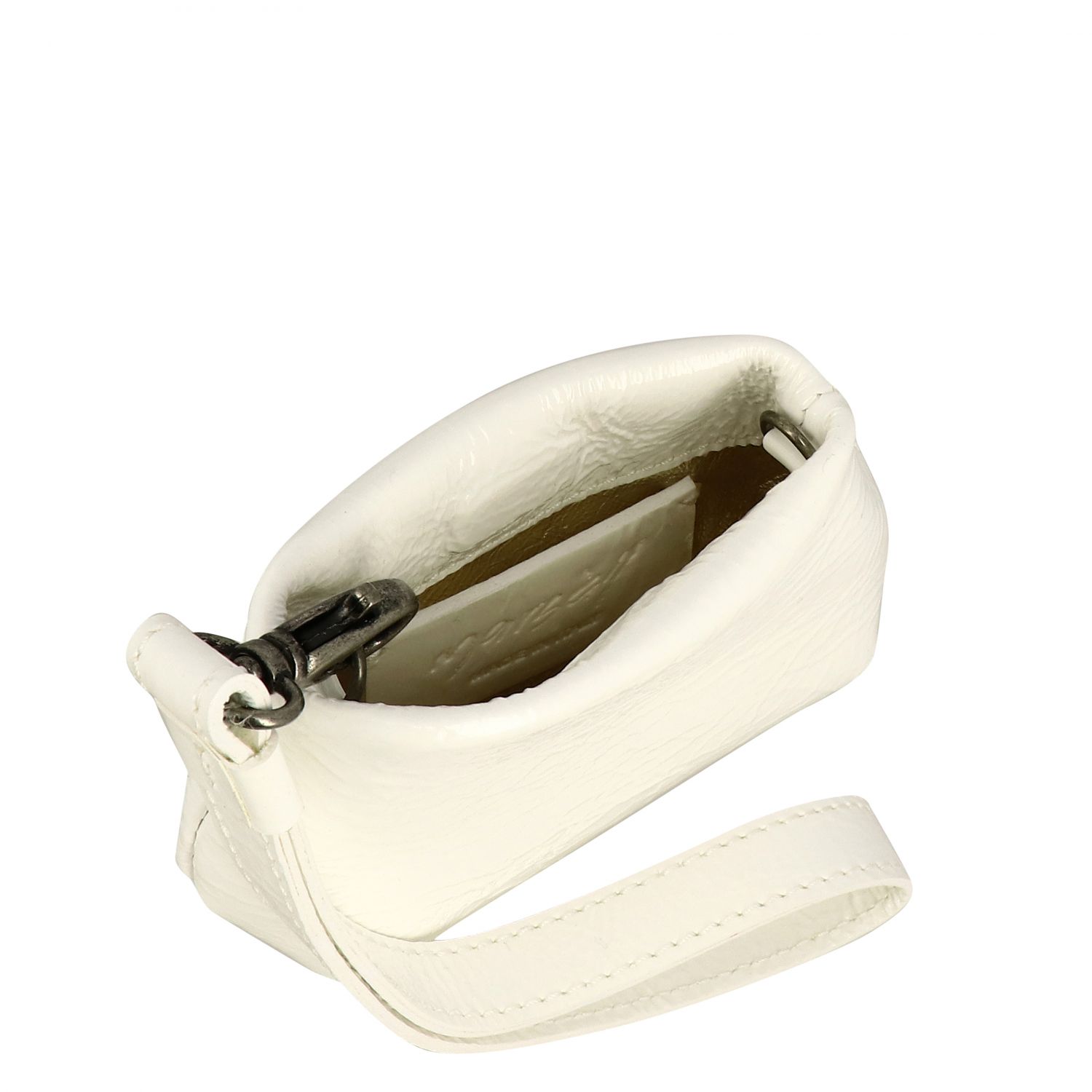Mini sac à main Marsèll: Sac mini en cuir Fanta Marsèll blanc 4