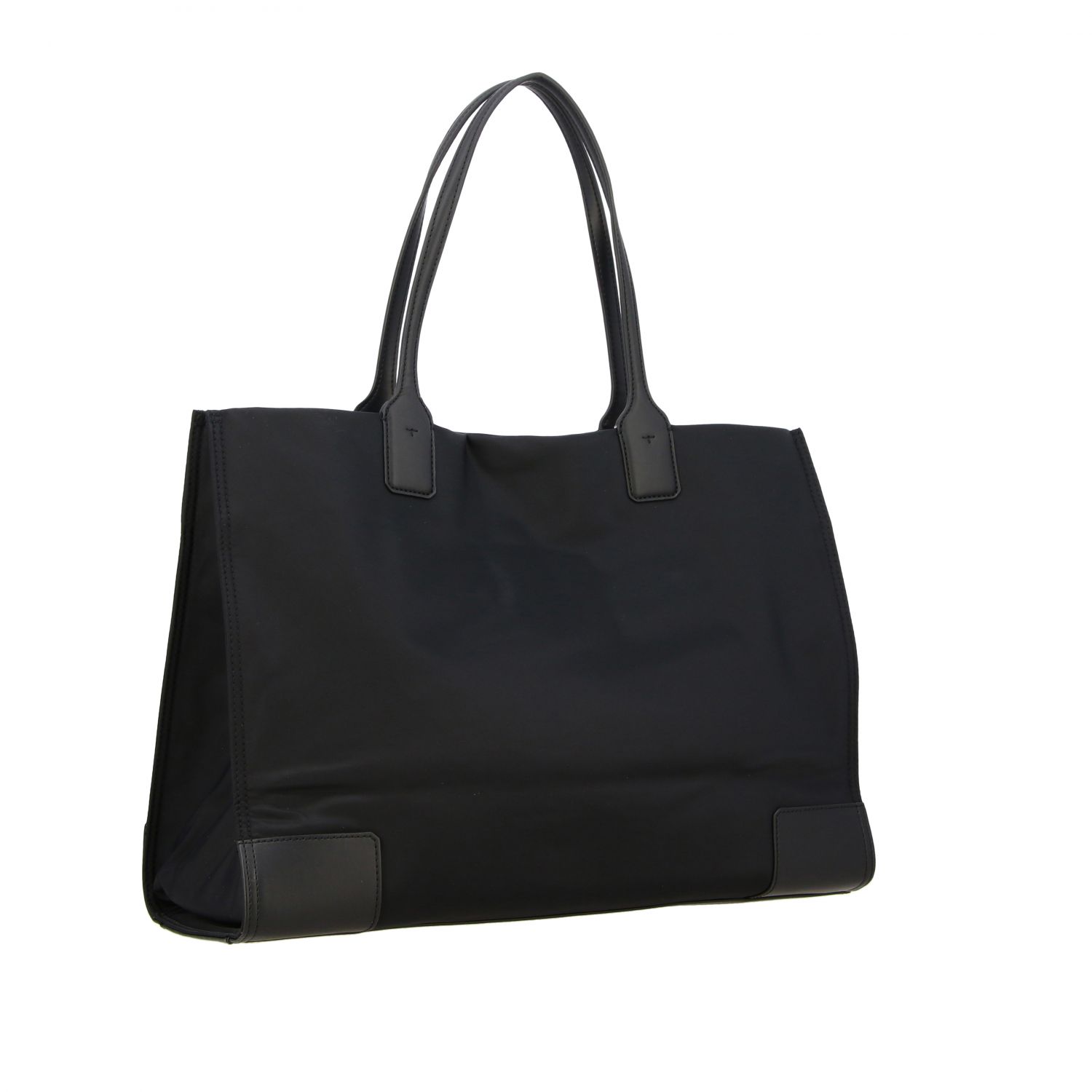 Tory Burch Outlet: Ella tote bag in nylon with emblem - Black | Tory Burch  tote bags 55228 online on 