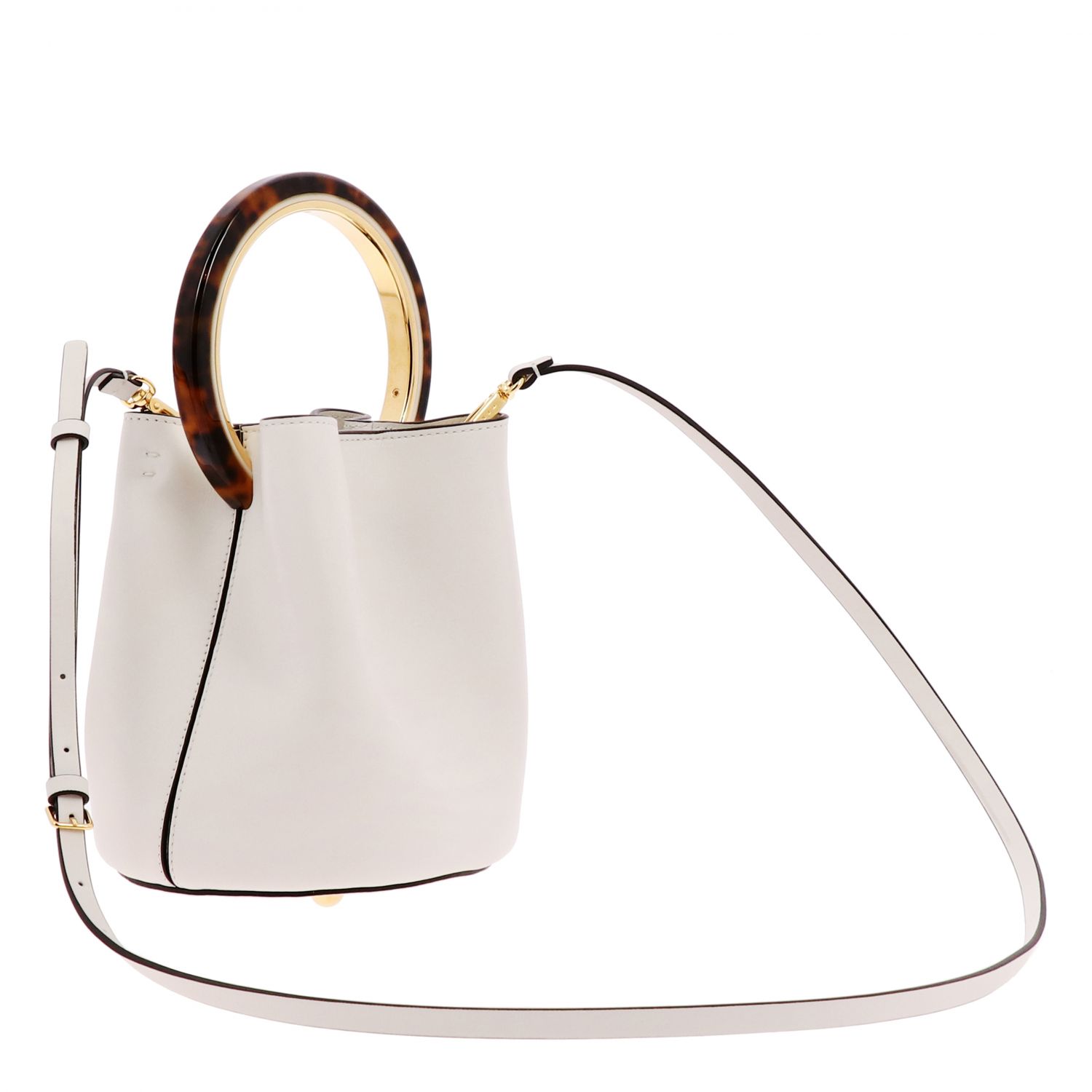 marni pannier white