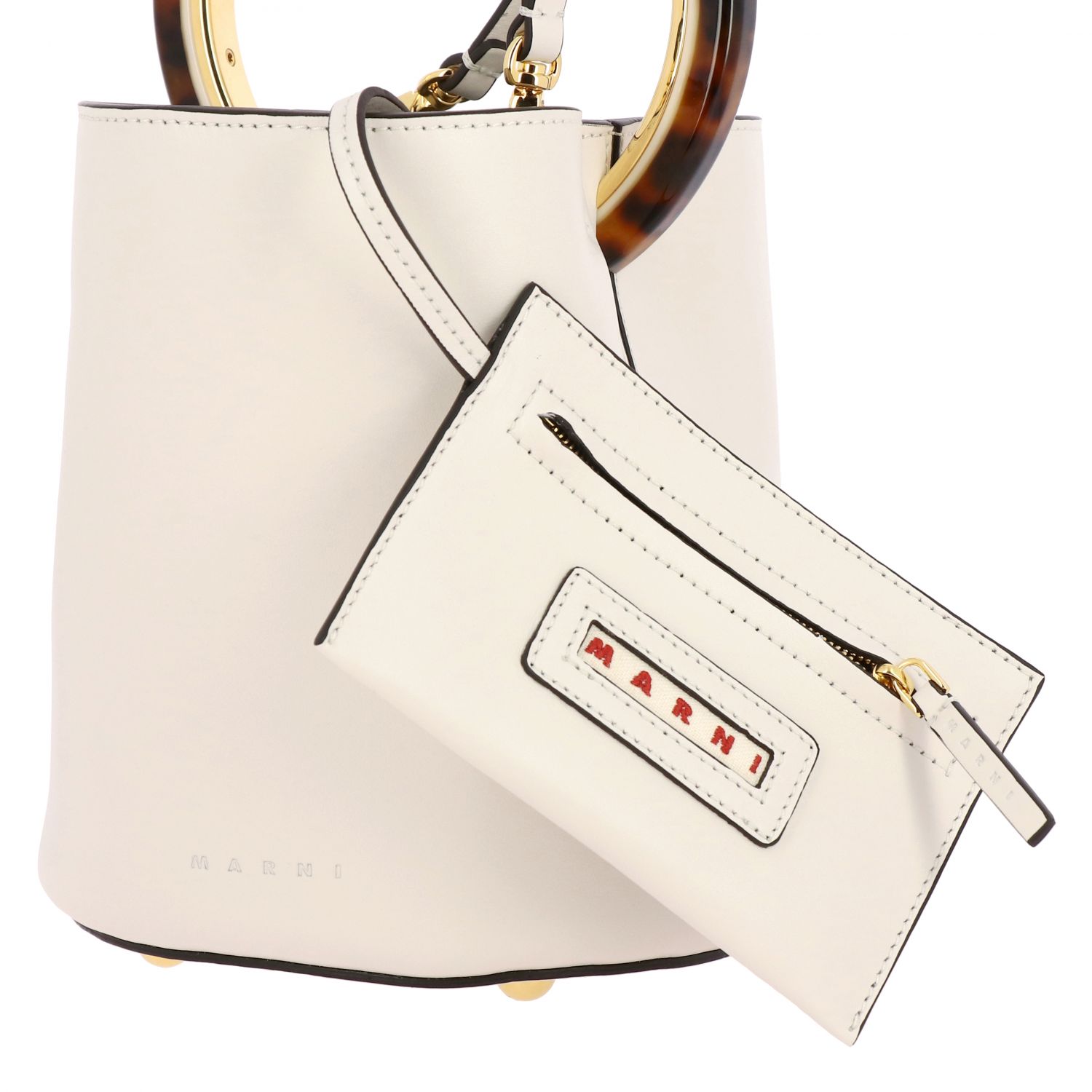 marni pannier white