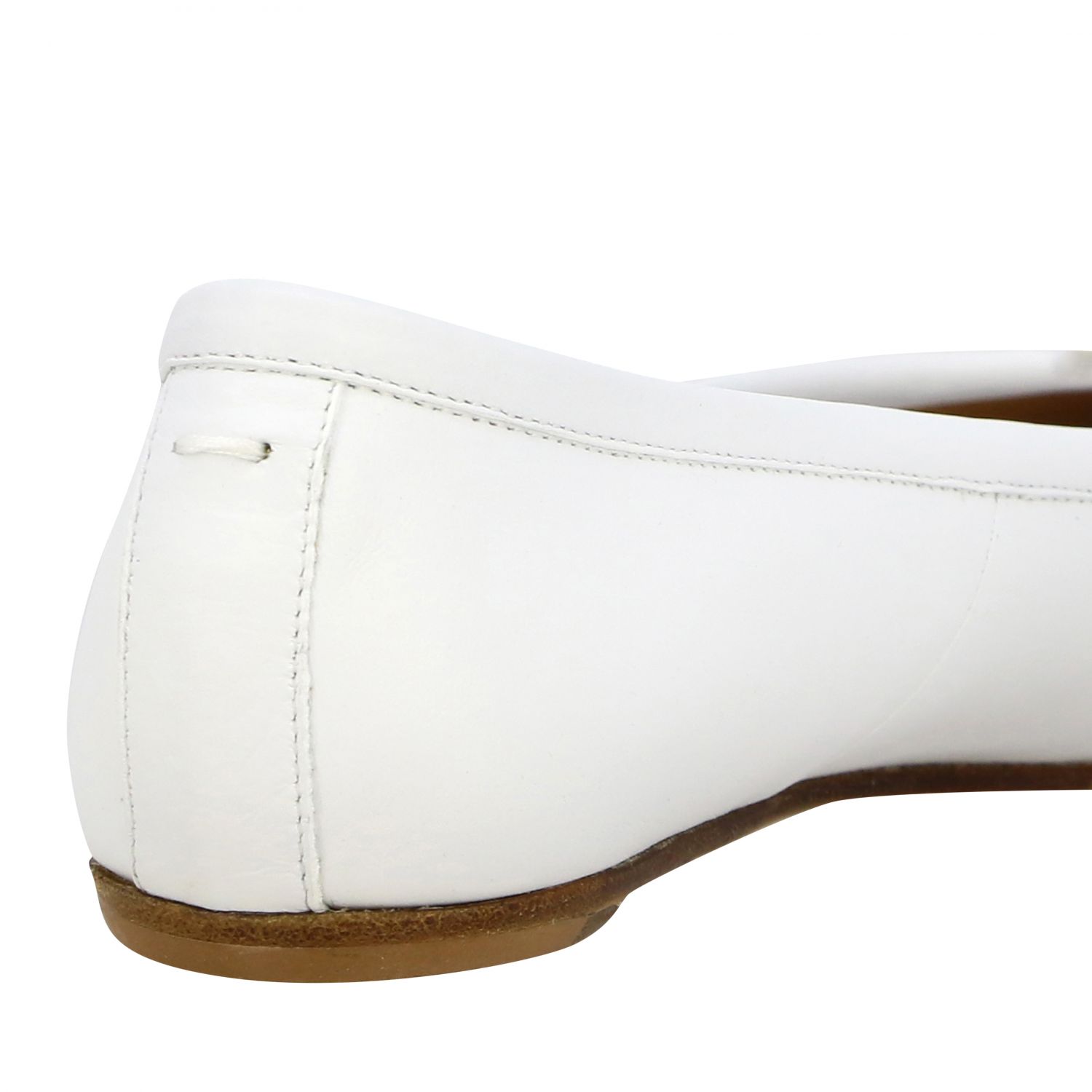 Maison Margiela Tabi 真皮芭蕾舞鞋 芭蕾平底鞋maison Margiela 女士白色 芭蕾平底鞋maison Margiela S58wz0042pr516 Giglio Cn