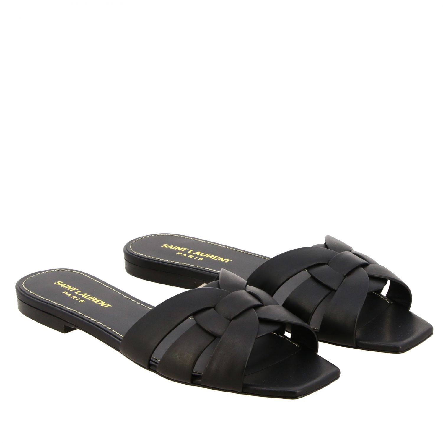 ysl slip on sandals