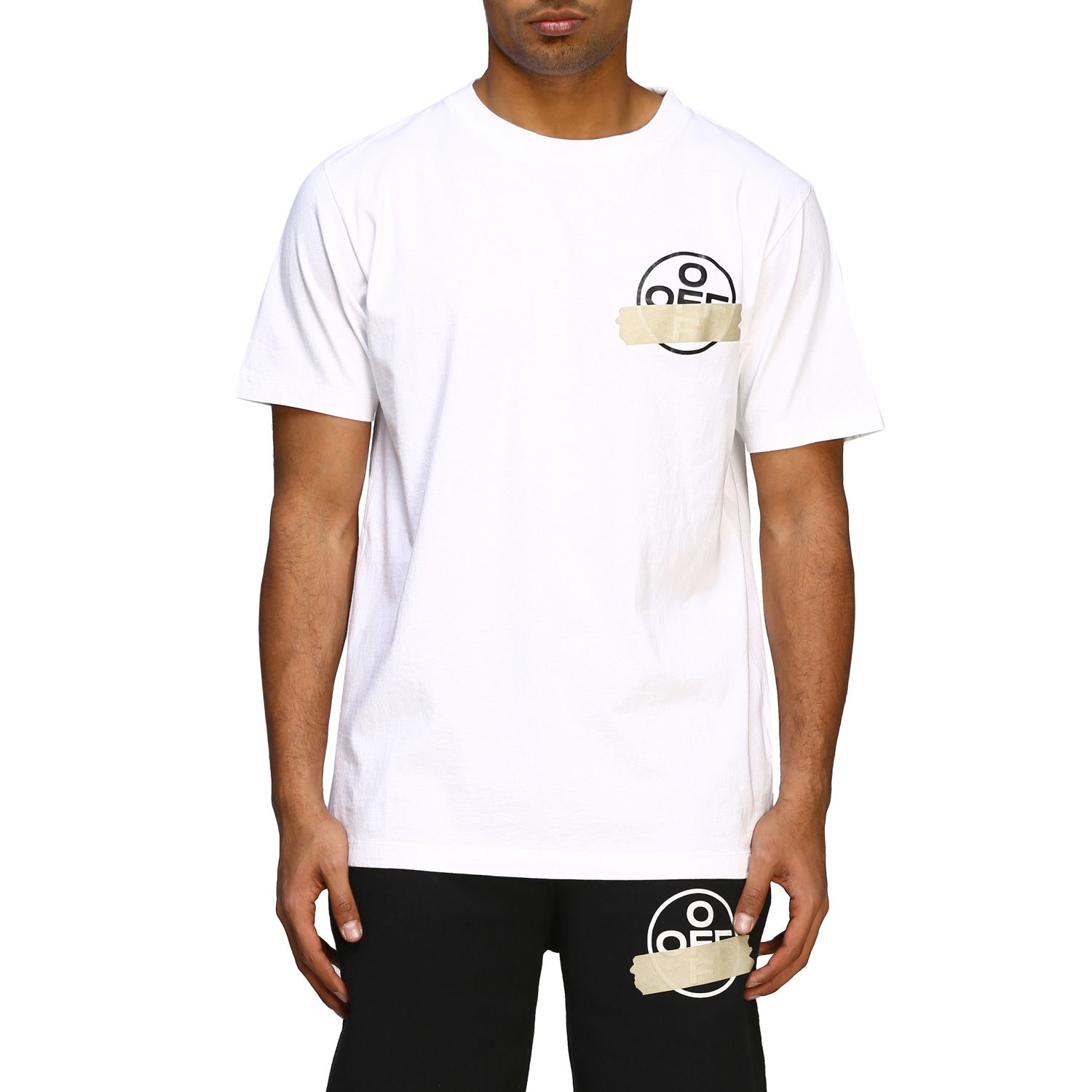 OFF-WHITE: Off White over T-shirt with big back print - White | Off ...