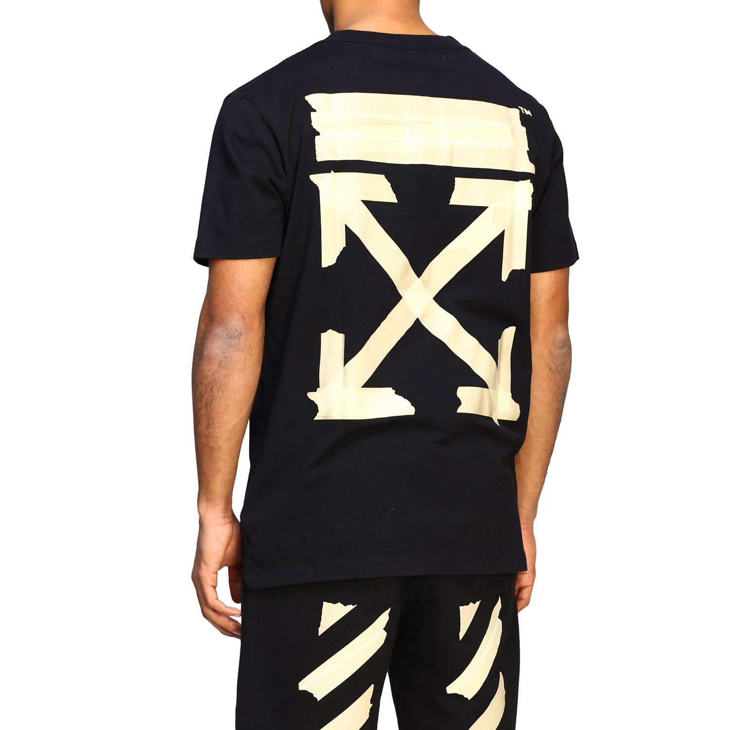 OFF WHITE: over T-shirt with big back print | T-Shirt Off White Men ...