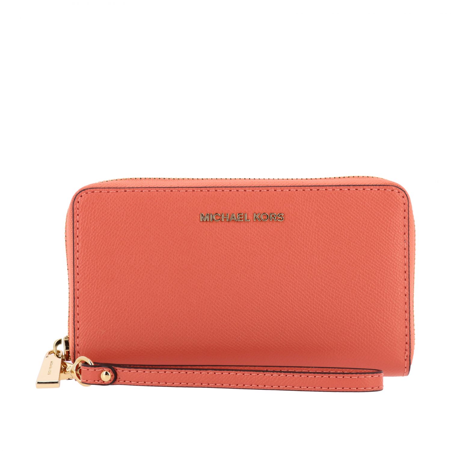 Michael Kors Outlet: wallet for women - Coral | Michael Kors wallet ...
