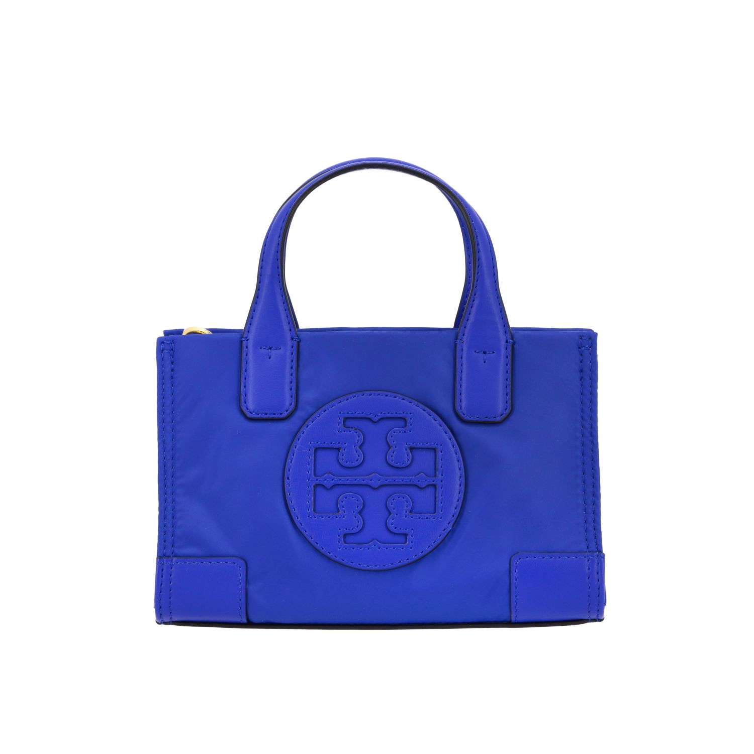Tory Burch handbag in canvas and leather with emblem | Mini Bag Tory ...
