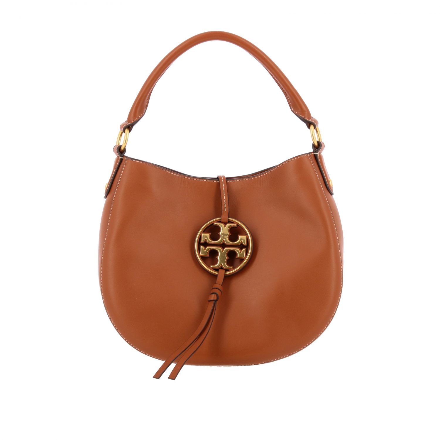 TORY BURCH: Miller mini hobo bag in smooth leather - Leather | Tory Burch  shoulder bag 59698 online on 